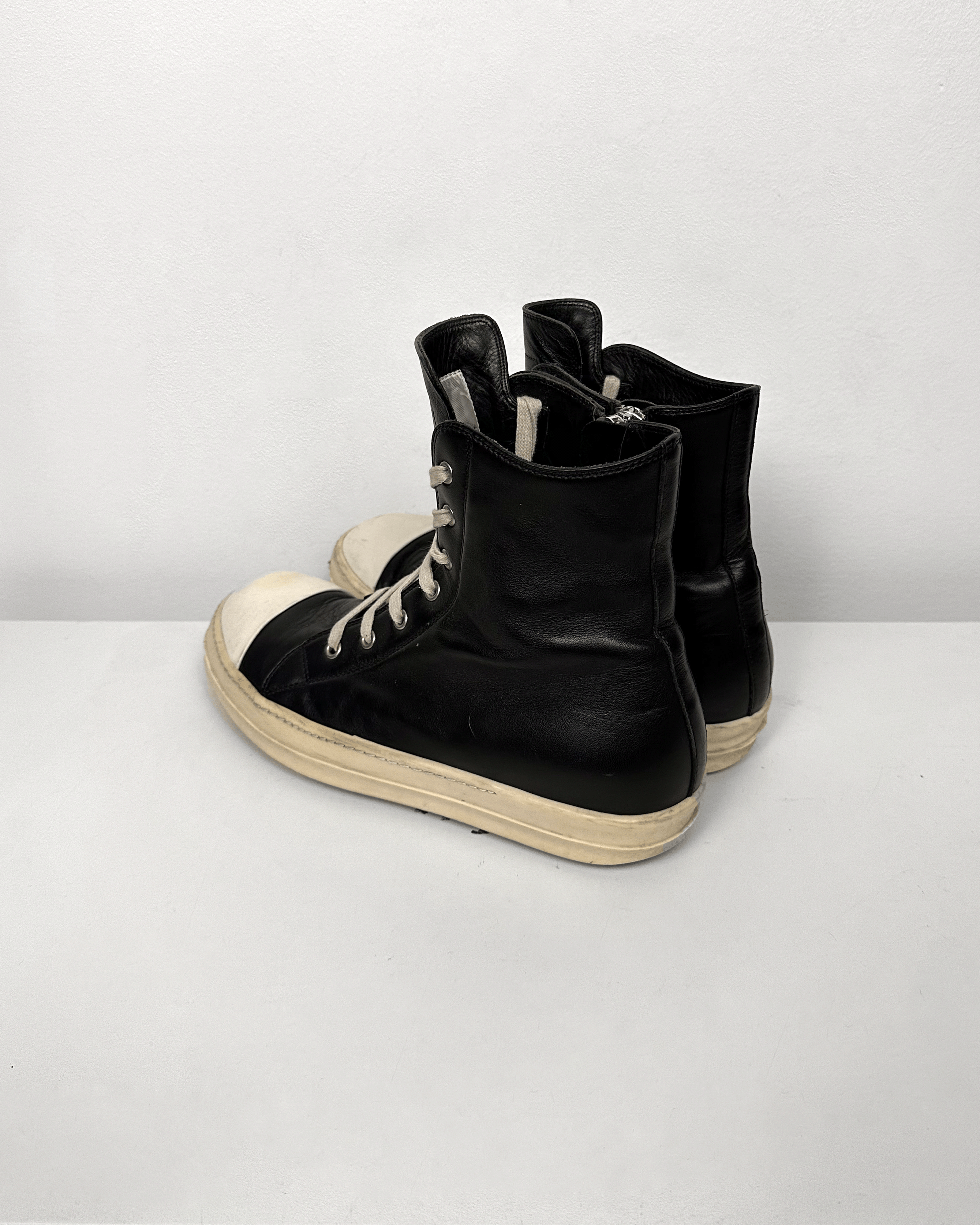 Rick Owens Rick Owens Leather High Ramones Size US 9 / EU 42 - 2 Thumbnail