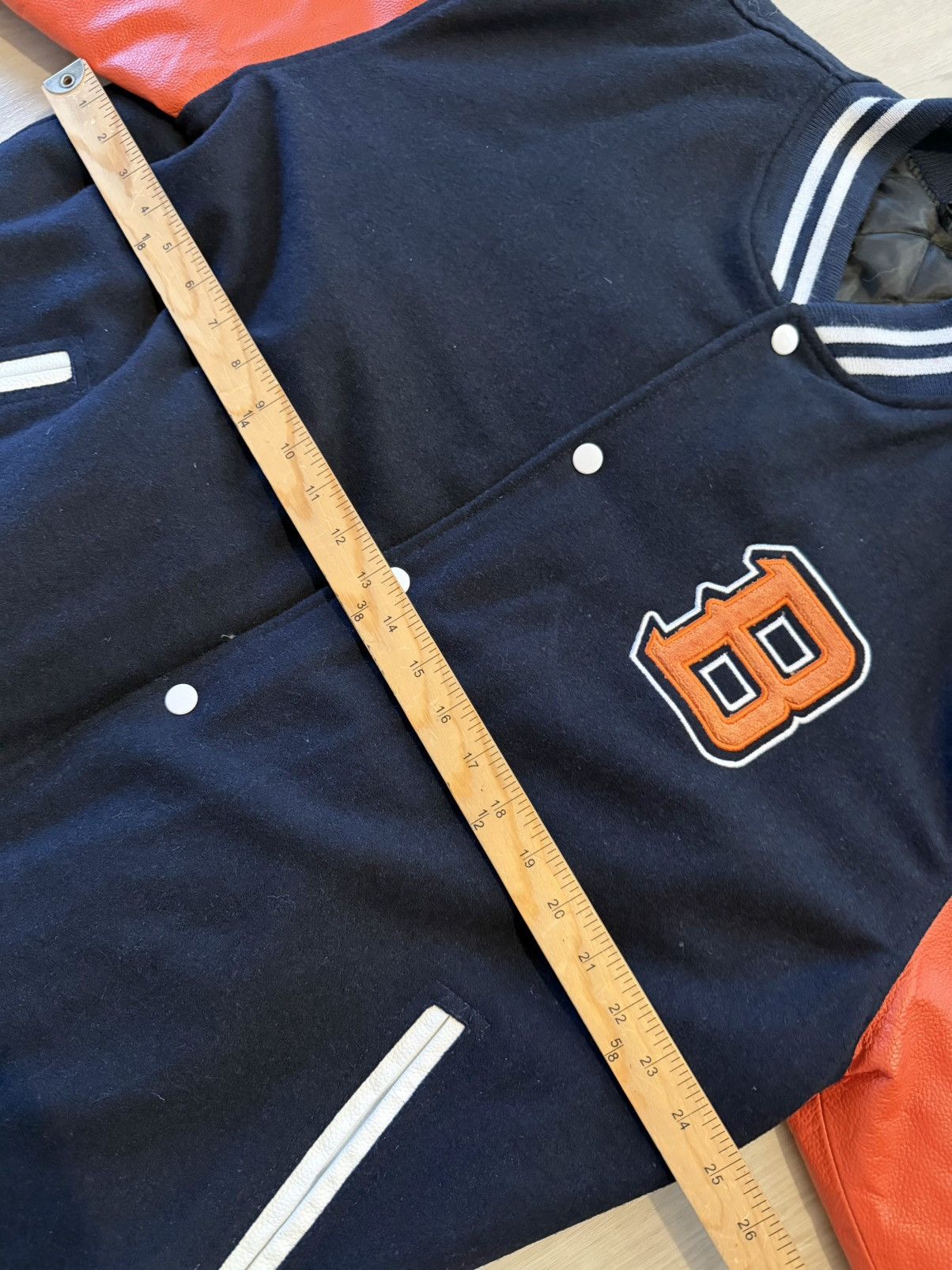 Vintage Vintage Wool Varsity Bomber Broncos Faux Leather Sleeves 2X Size US XXL / EU 58 / 5 - 11 Thumbnail