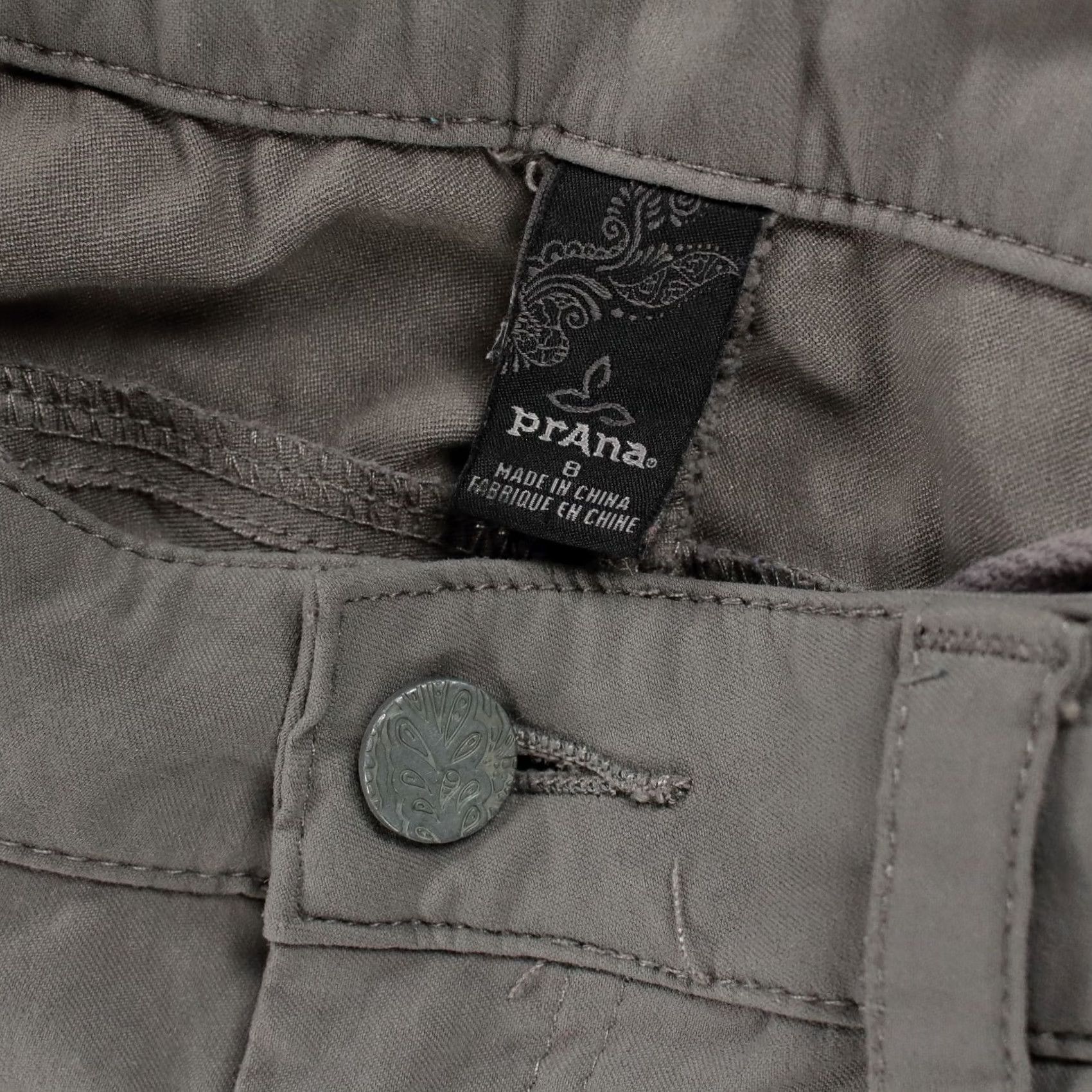 Prana prAna womens stretch nylon mid rise convertible cargo flare pants sz 8 climbing Size 30" / US 8 / IT 44 - 7 Thumbnail