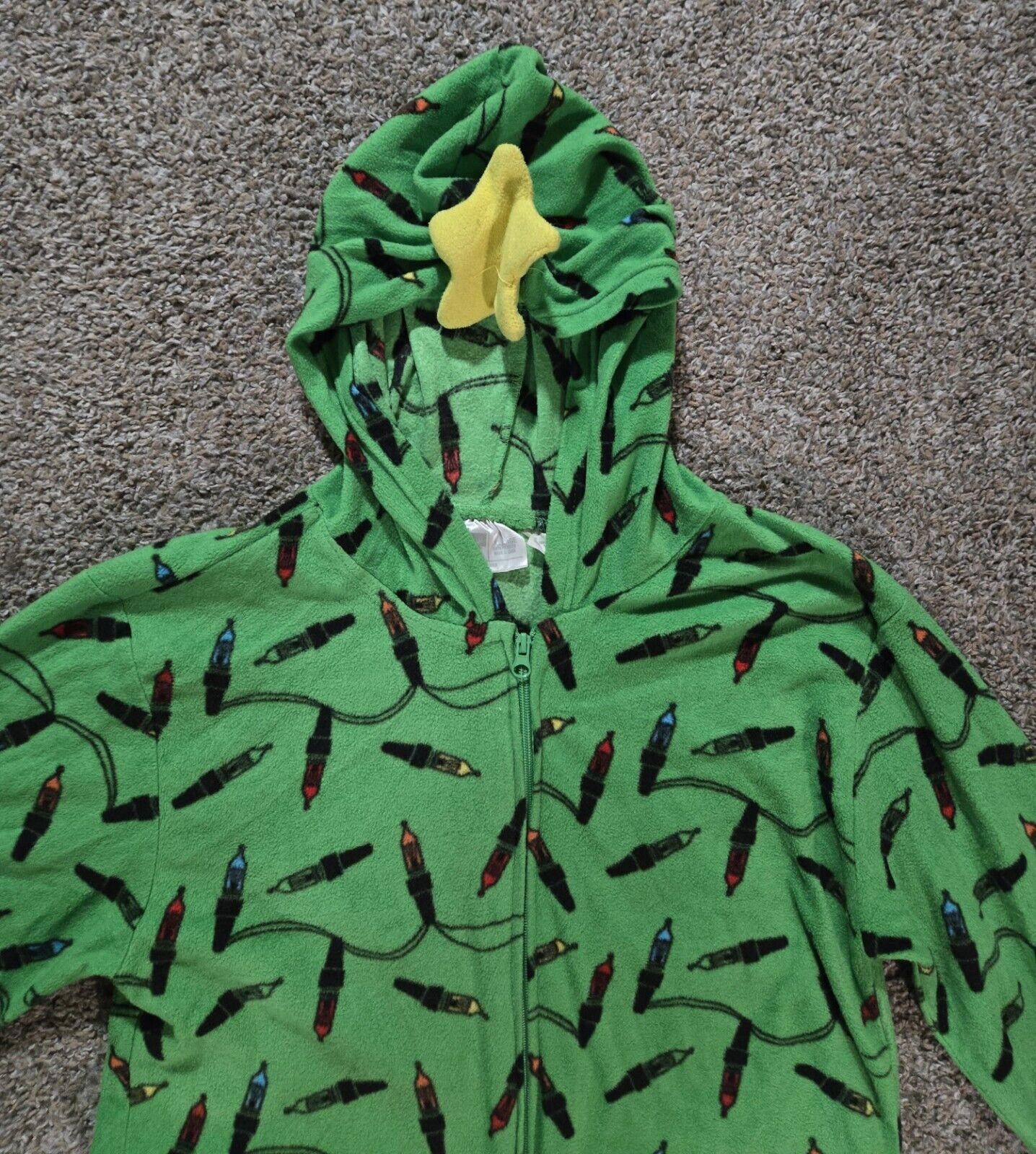 Designer Bioworld Christmas Tree One Piece Pajama Size Extra Large Size ONE SIZE - 2 Thumbnail