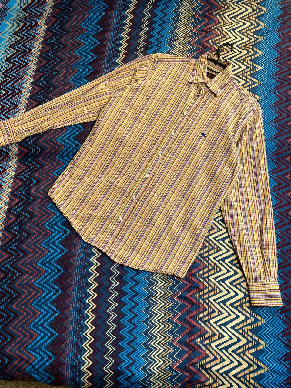 Etro × Vintage Etro Paisley Striped Longsleeve Shirt Button Up Size 38 Size US M / EU 48-50 / 2 - 17 Thumbnail