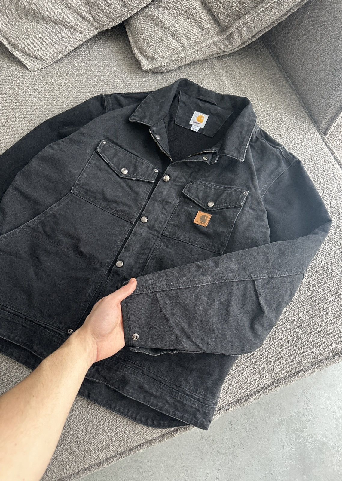 Carhartt × Vintage Vintage CARHARTT Berwick Workwear Fleece Lined Jacket 101230 Size US XL / EU 56 / 4 - 8 Thumbnail