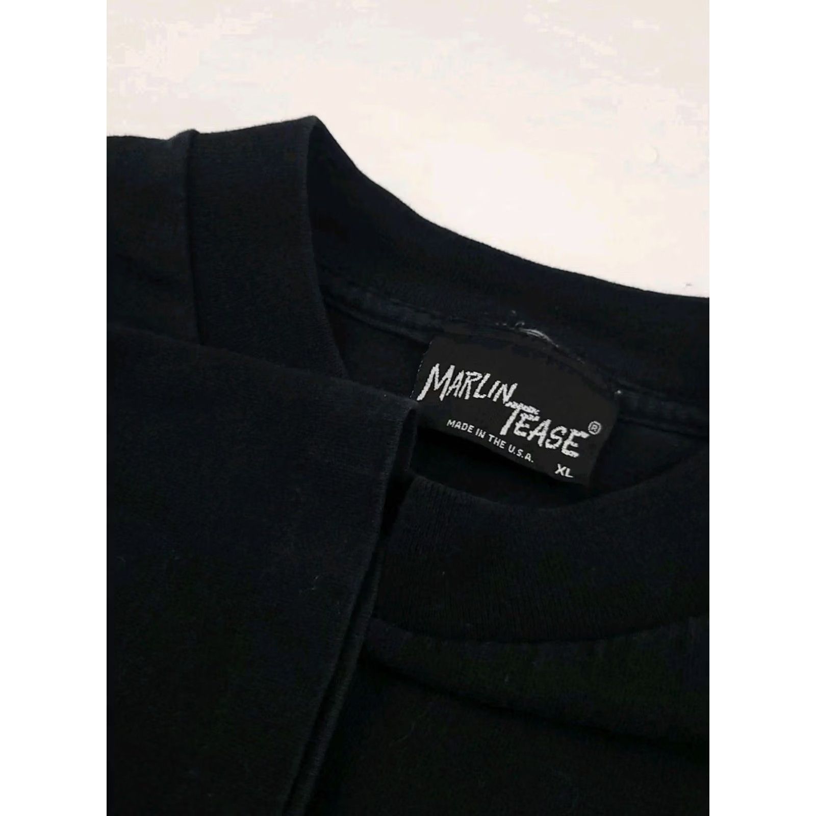 Star Wars VINTAGE Darth Vader Star Wars Embroidered T Shirt Marlin 1995 USA Film Crew Neck Short Sleeve Black XL Mens Size US XL / EU 56 / 4 - 4 Thumbnail