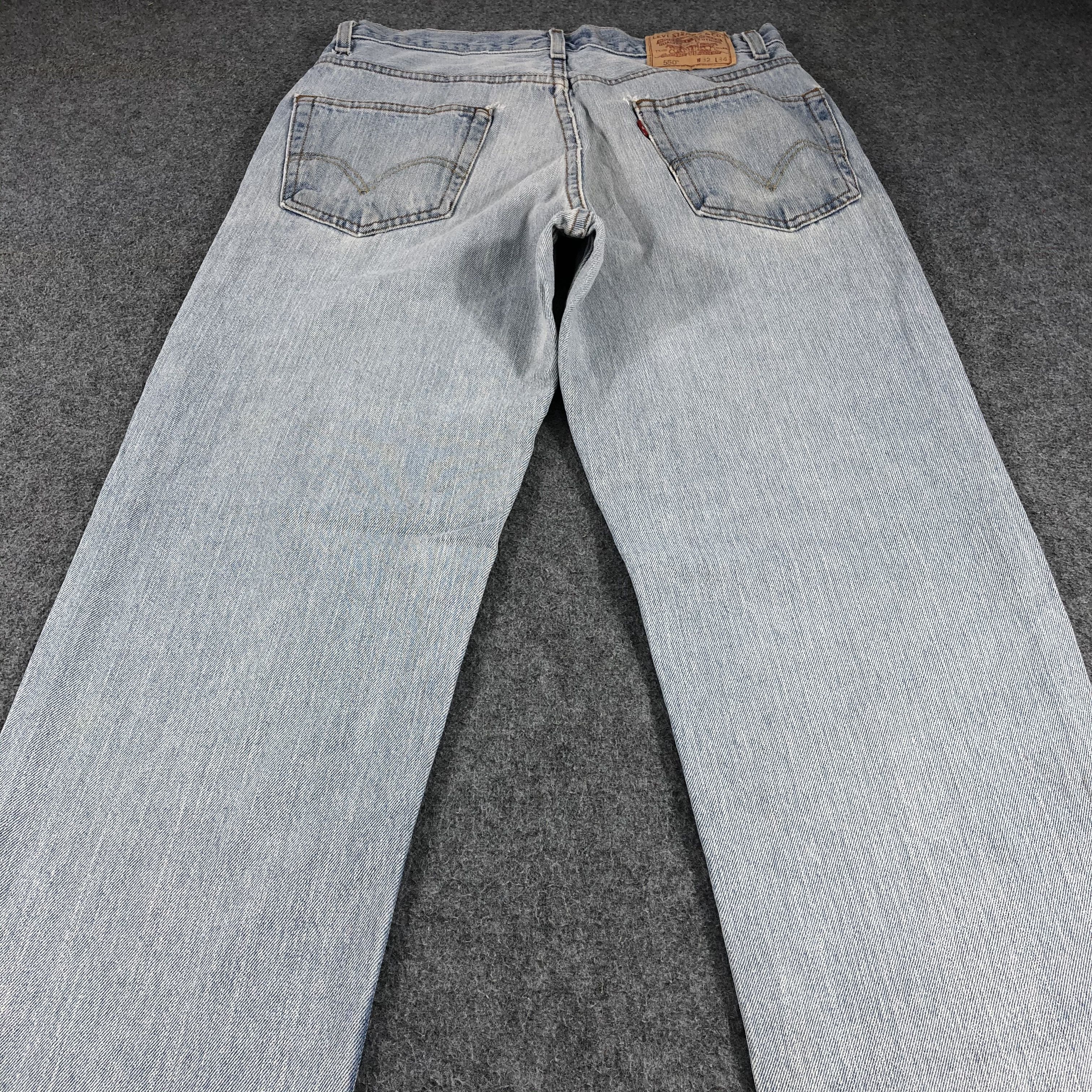 Levi's × Vintage Vintage Light Wash Levis Jeans Lot 550-JM818 Size US 31 - 4 Thumbnail