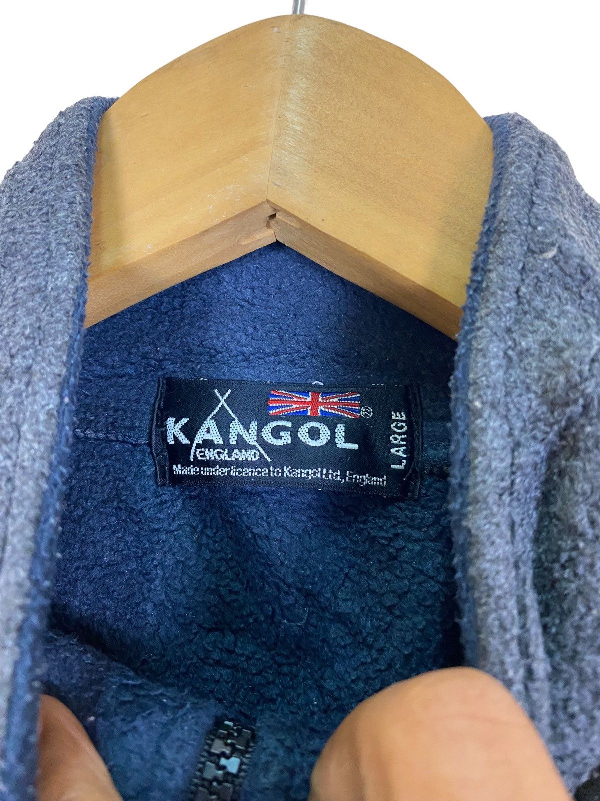 Kangol × Vintage Vintage Half Zip Kangol Fleece Sweatshirt Size US L / EU 52-54 / 3 - 10 Thumbnail