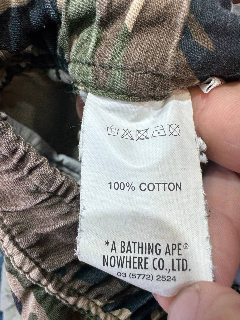 Aape Aape By A Bathing Ape Camo Men’s Trousers Cargo Pants Size US 34 / EU 50 - 21 Thumbnail