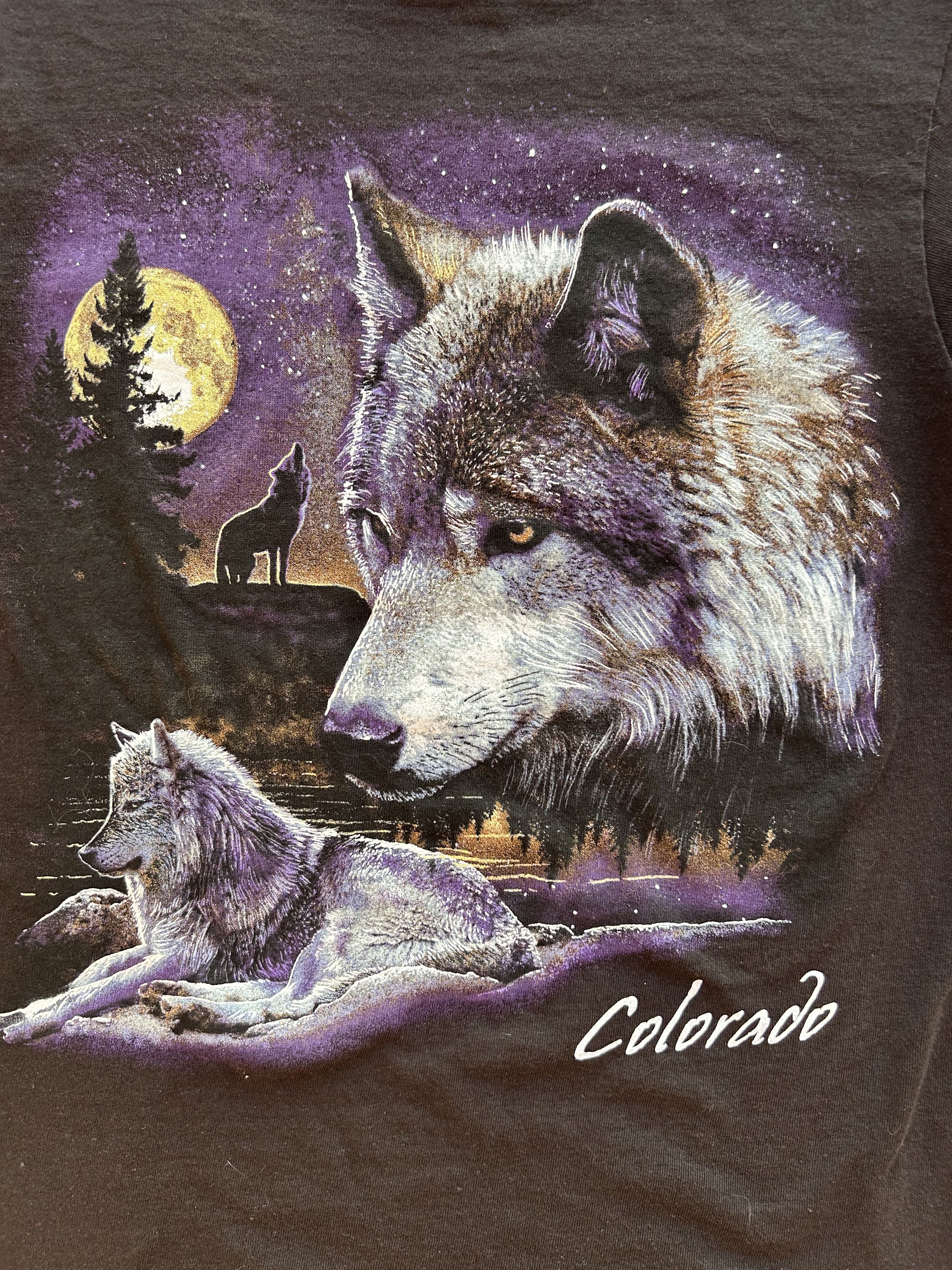 Vintage Wolf Graphic Tee Size US S / EU 44-46 / 1 - 3 Thumbnail