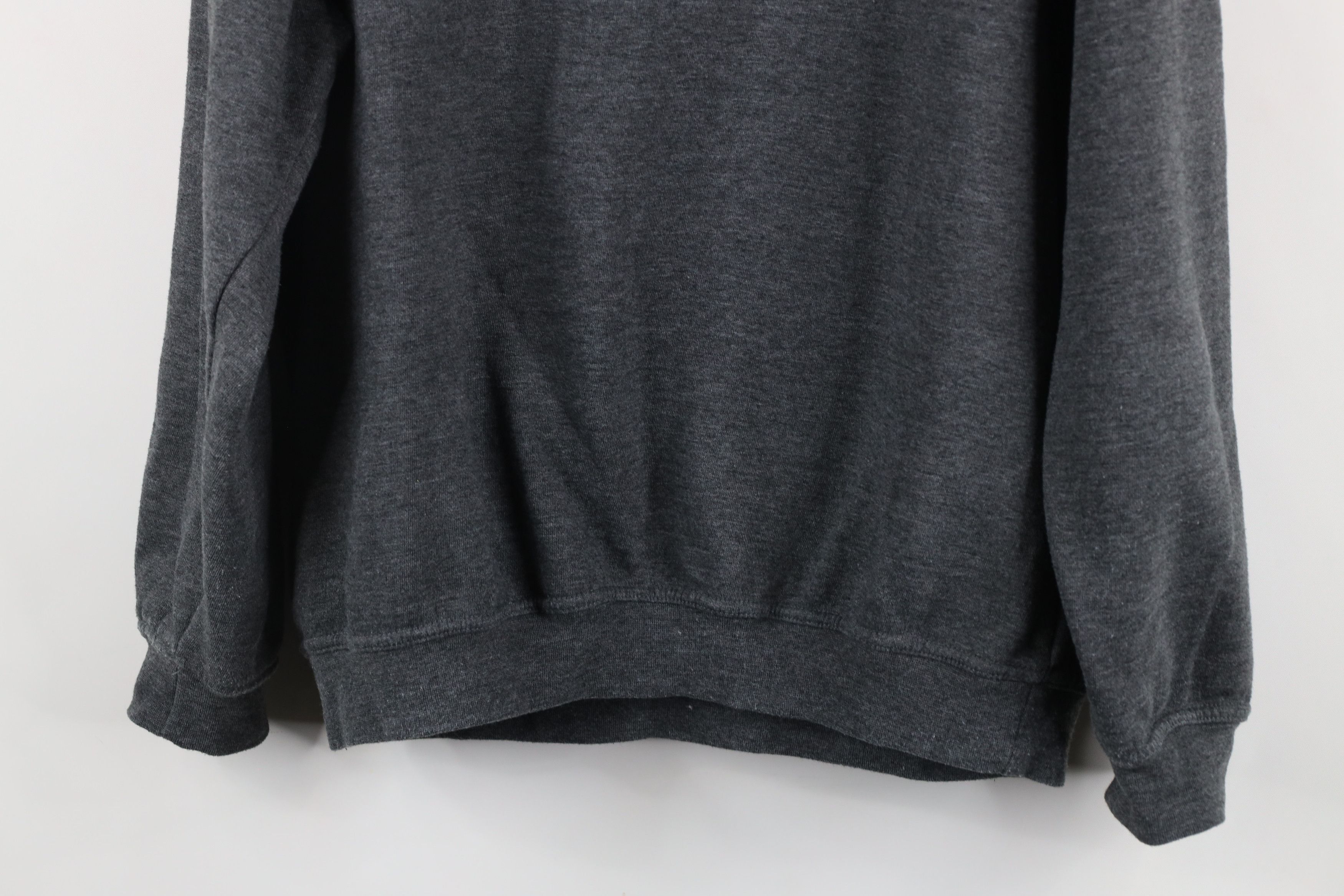 Vintage Vintage 90s Streetwear Collared Pullover Sweatshirt Gray Size US L / EU 52-54 / 3 - 14 Thumbnail