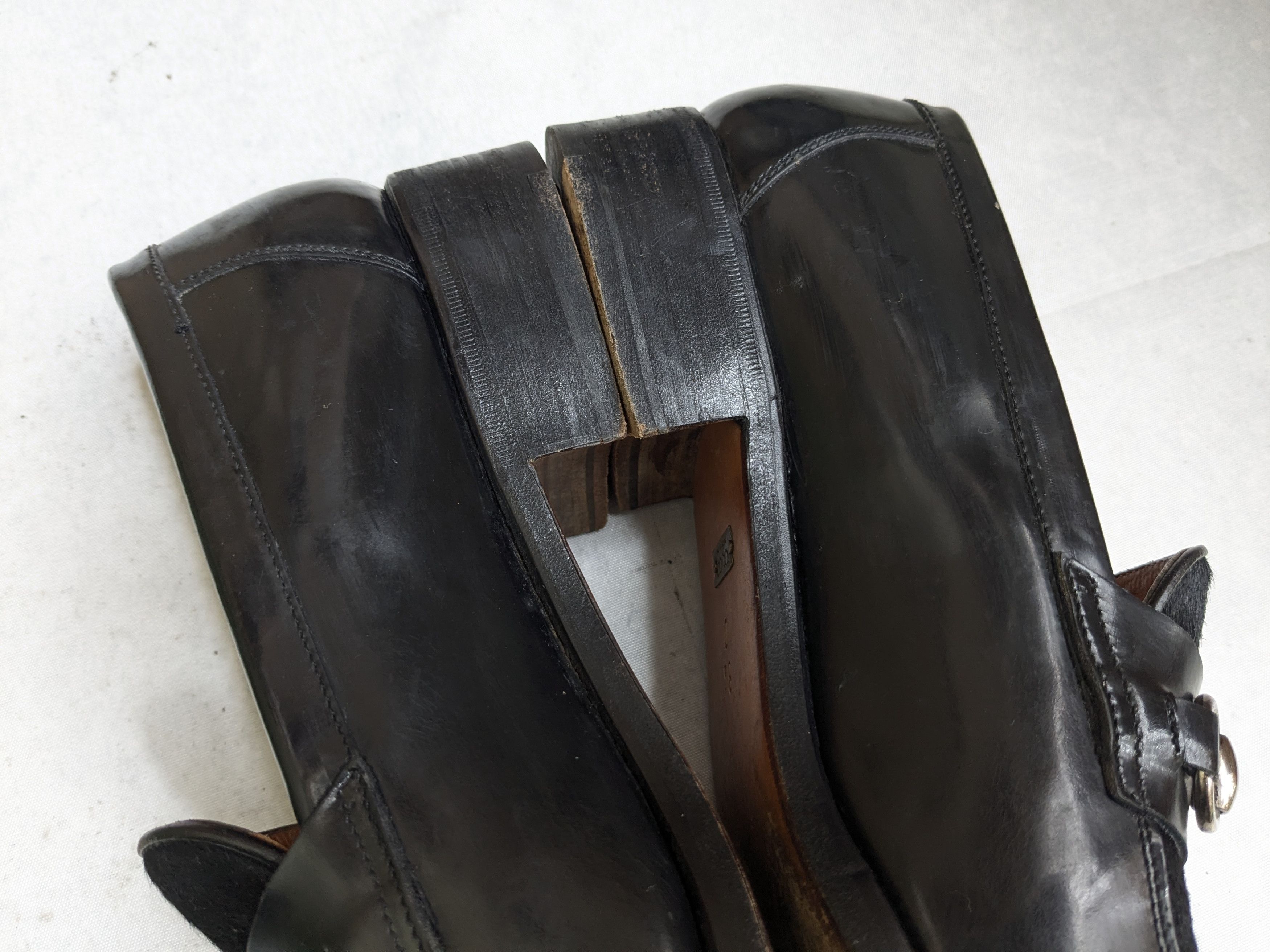 Gucci Gucci Horsebit Loafers Black 8.5 Leather Pony Hair Size US 8.5 / EU 41-42 - 8 Thumbnail
