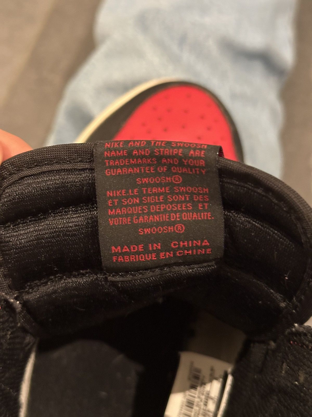 Jordan Brand Jordan 1 Black toe Size US 9 / EU 42 - 7 Thumbnail