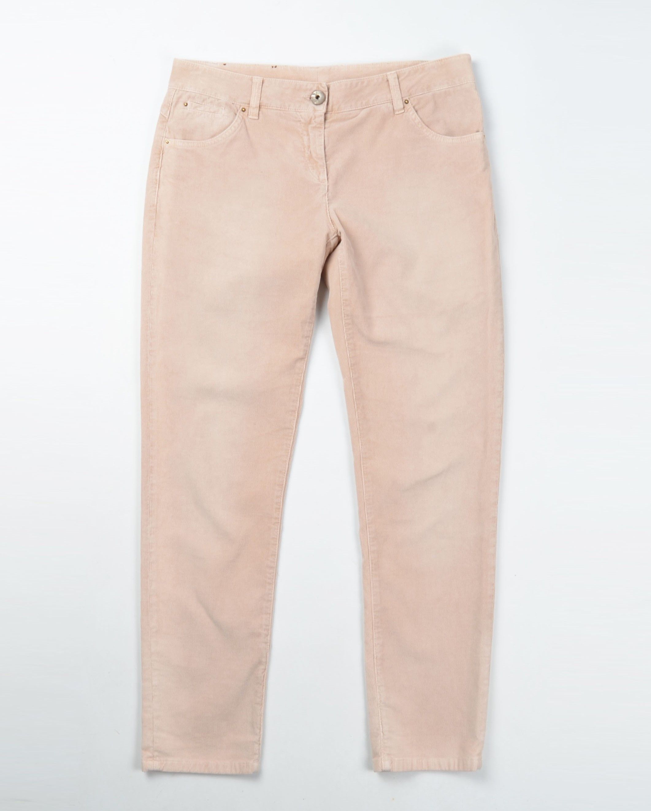 Brunello Cucinelli Brunello Cucinelli Corduroy Blush Beige Pants Size 32" / US 10 / IT 46 - 1 Thumbnail