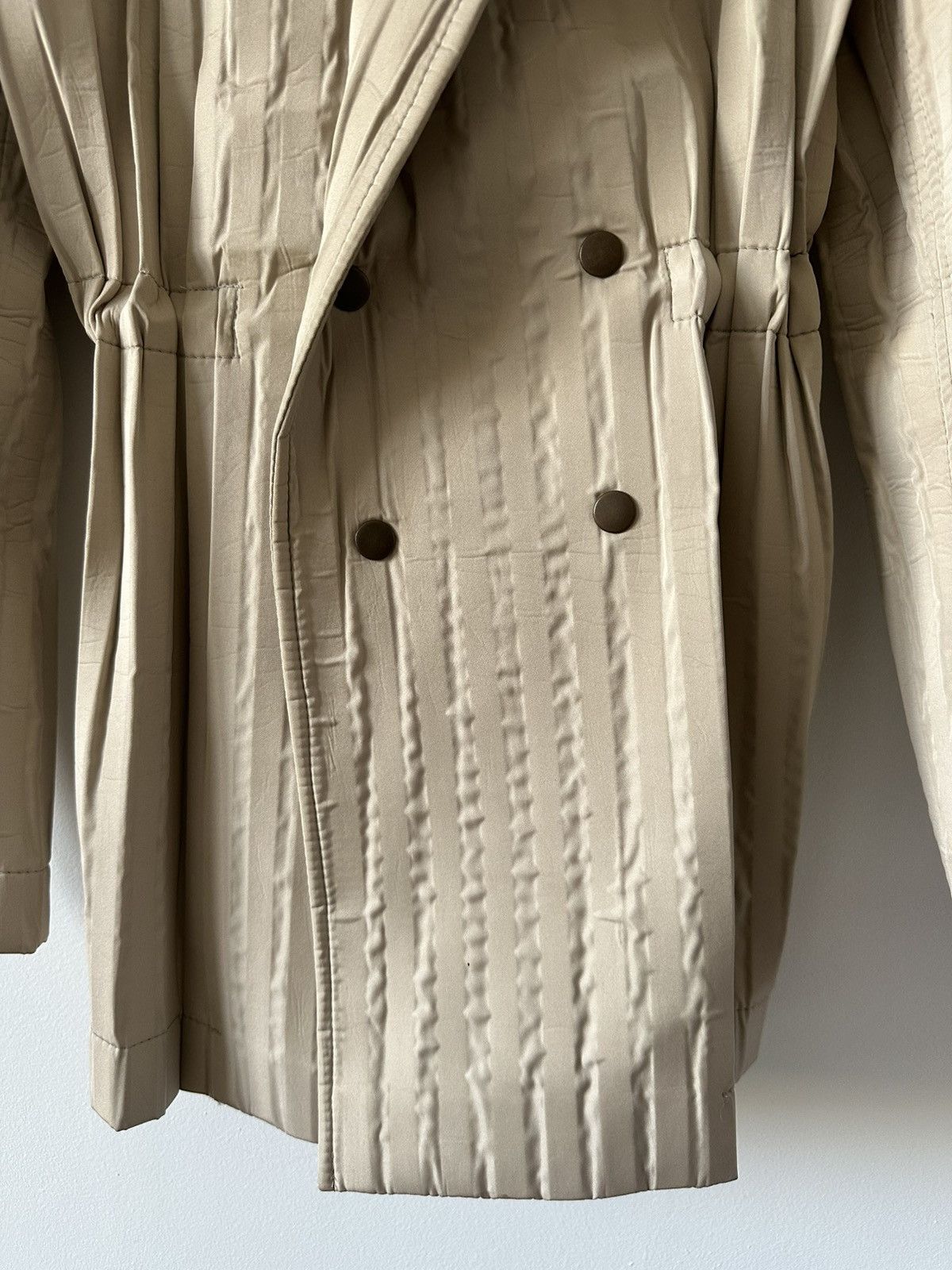 Other Avant garde foam striped nylon jacket! Hi fashion Size 44R - 17 Thumbnail