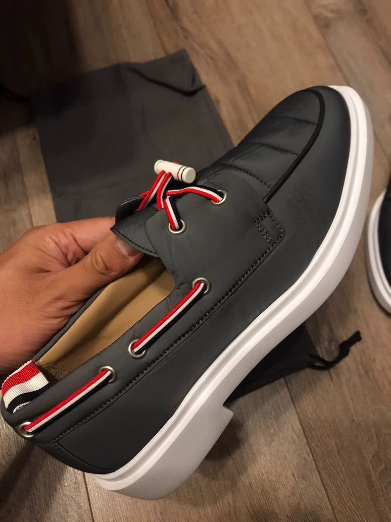 Thom Browne Thom Browne Color strip pull cord design fabric nylon patc Size US 6 / EU 39 - 4 Thumbnail