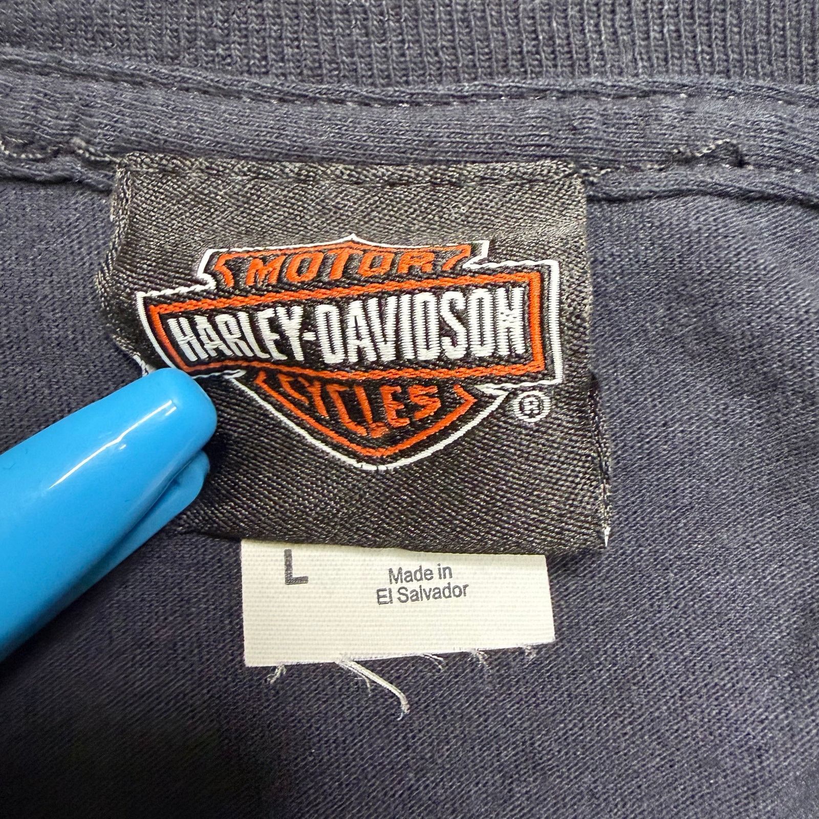 Harley Davidson Vintage Harley Davidson Bourbon Street T Shirt Top Men SZ L Size US L / EU 52-54 / 3 - 5 Thumbnail