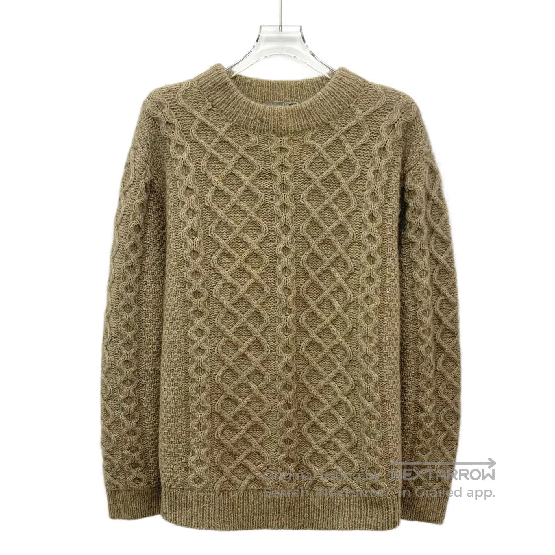 M+Rc Noir Noli Brown Knit Round Neck Long-Sleeve Sweater| Size US S / EU 44-46 / 1 - 1 Thumbnail