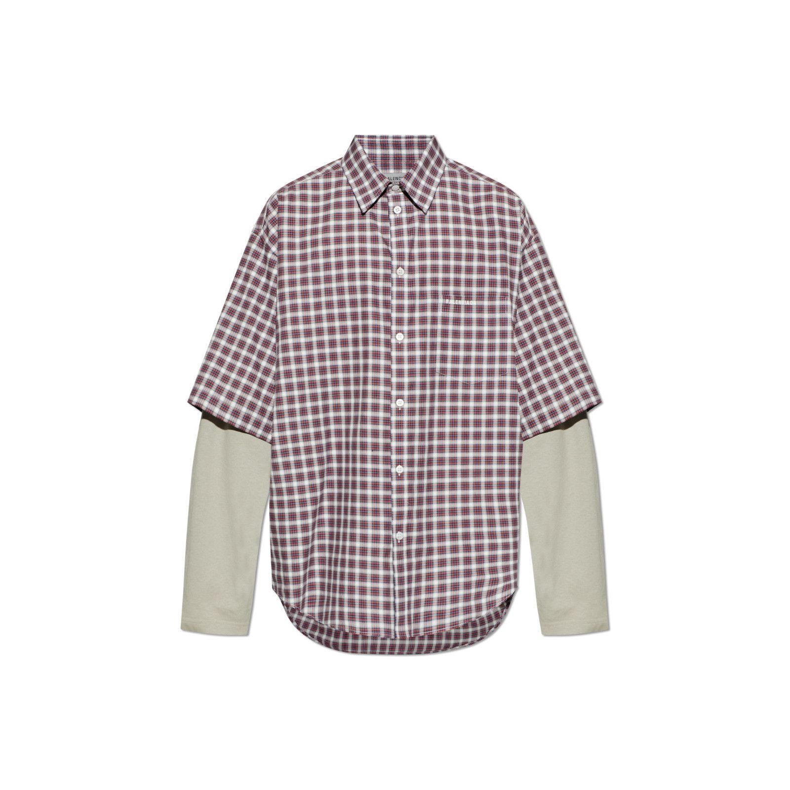 Balenciaga Multicolor Shirt Made Of Combined Fabrics New And, Men's (Size Xl)