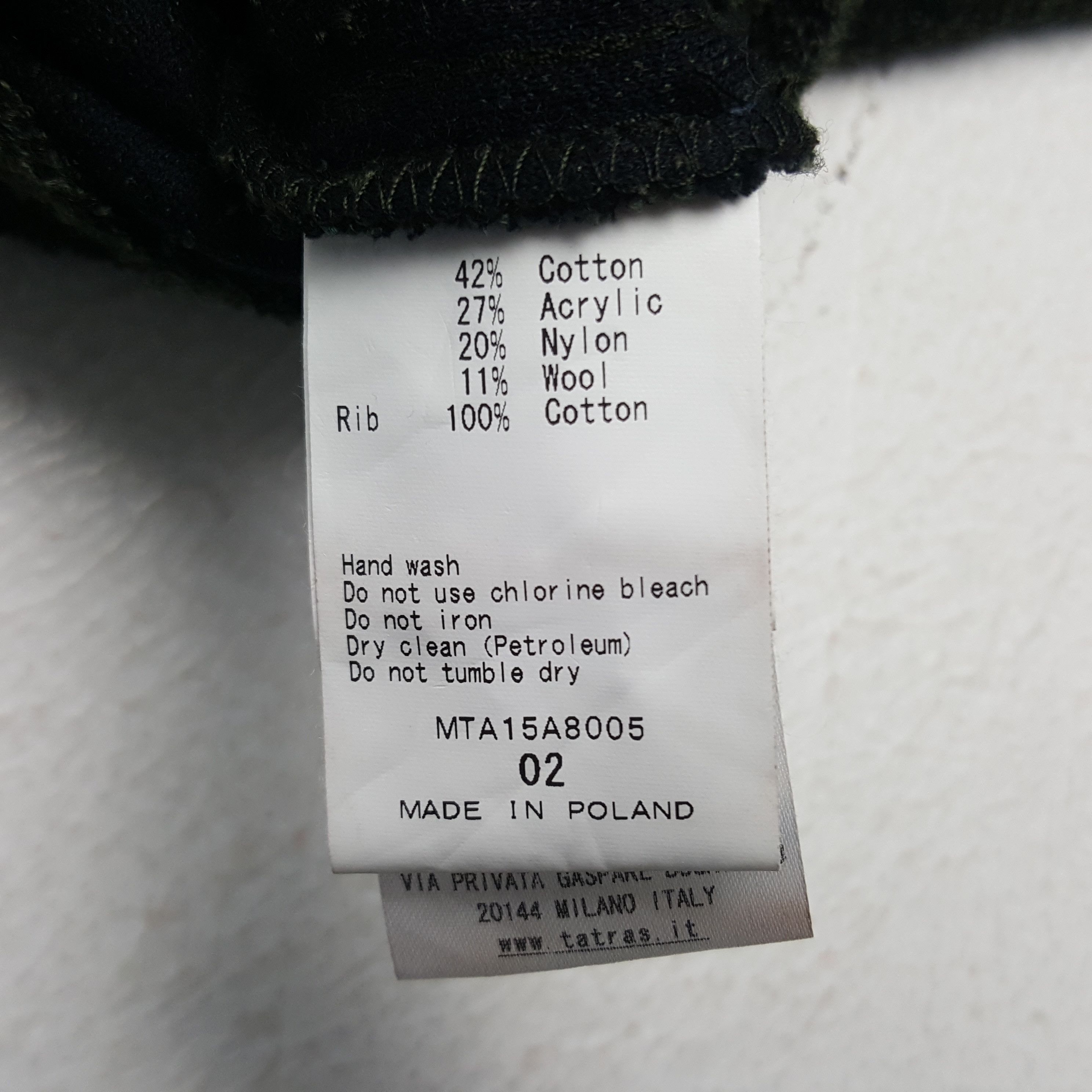 TATRAS × Vintage Vintage Tatras Designer Brand Hoodies Jacket Size US S / EU 44-46 / 1 - 8 Thumbnail