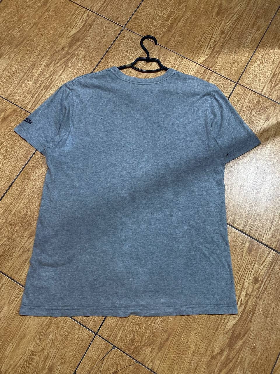 Nike Nike 90s Big Logo Vintage Y2K Striped Retro Gray T-Shirt Size US M / EU 48-50 / 2 - 14 Thumbnail