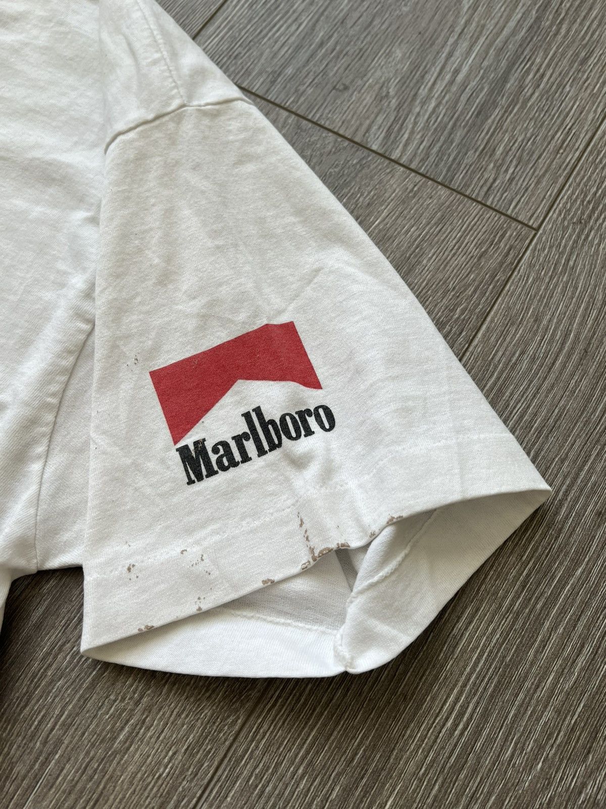 Band Tees 90s Vintage Marlboro Cowboy T-Shirt Size US XL / EU 56 / 4 - 10 Thumbnail