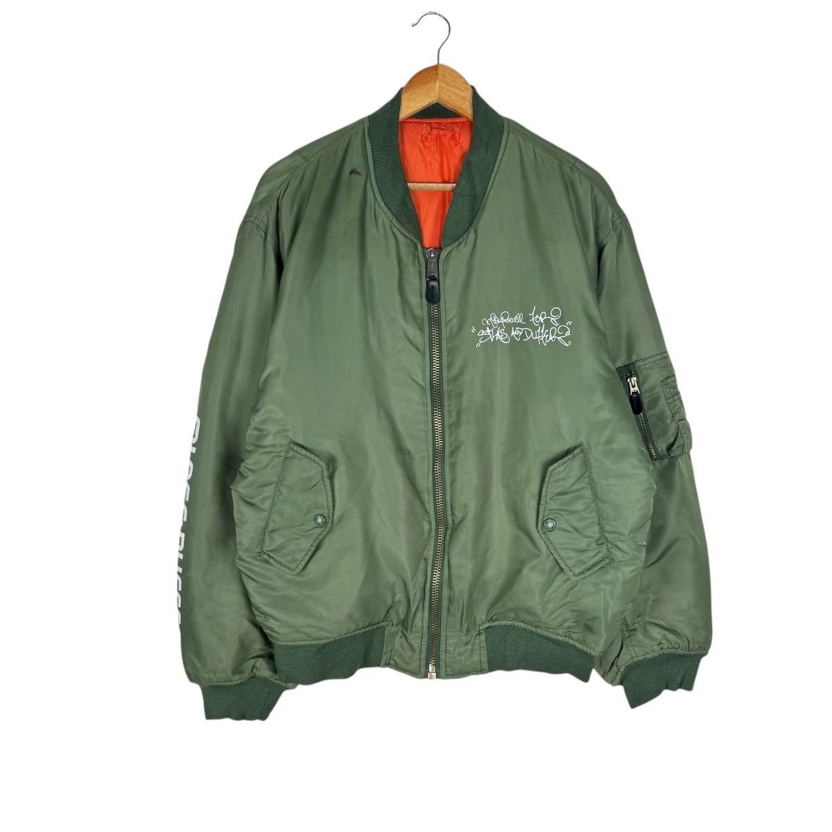 Silas ☀️SILAS CYPRESS HILL MA-1 REVERSIBLE BOMBER JACKET Size US XL / EU 56 / 4 - 2 Thumbnail