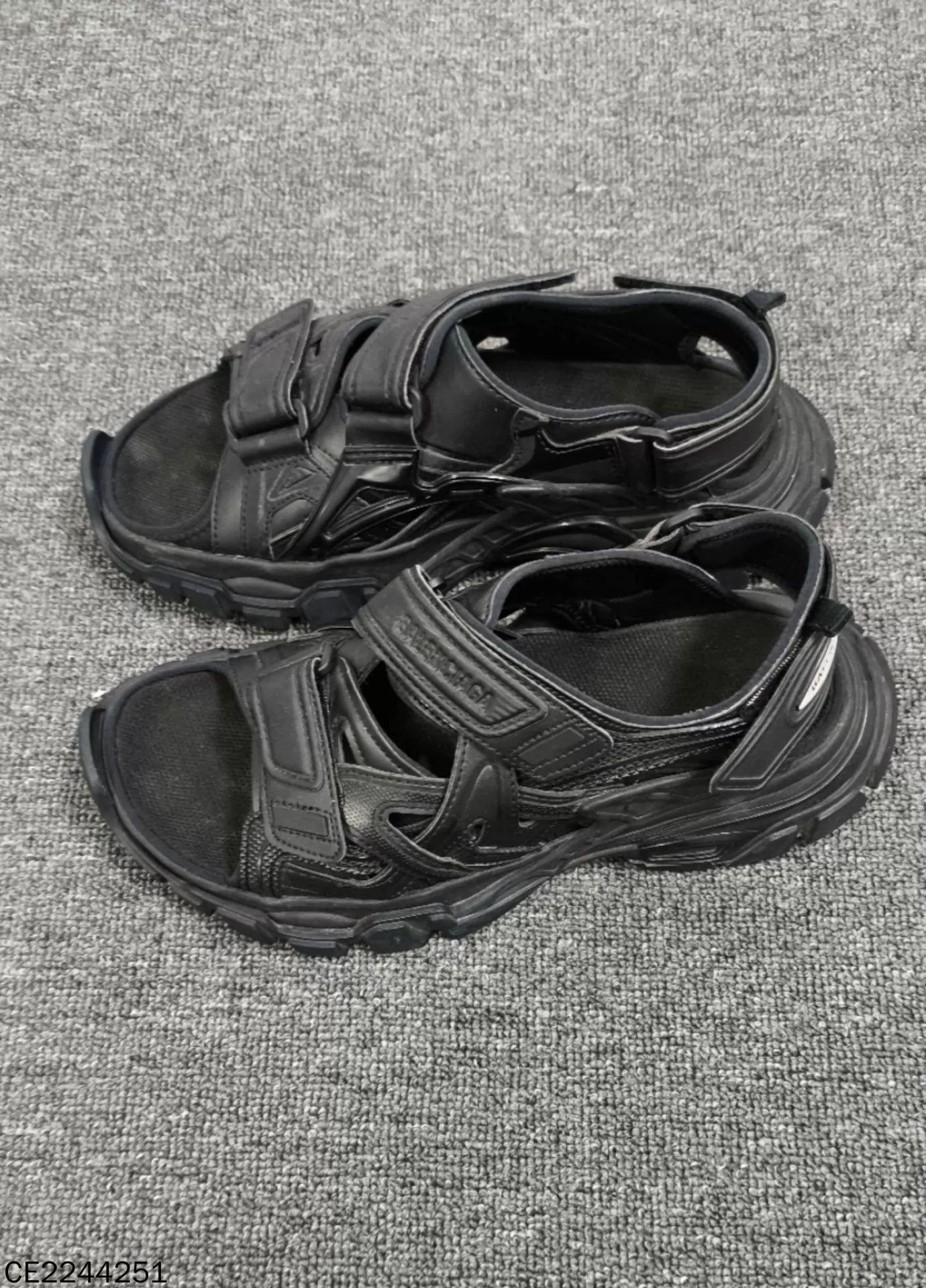 Balenciaga Balenciaga teack black slipper 39 Size US 9 / IT 39 - 1 Thumbnail