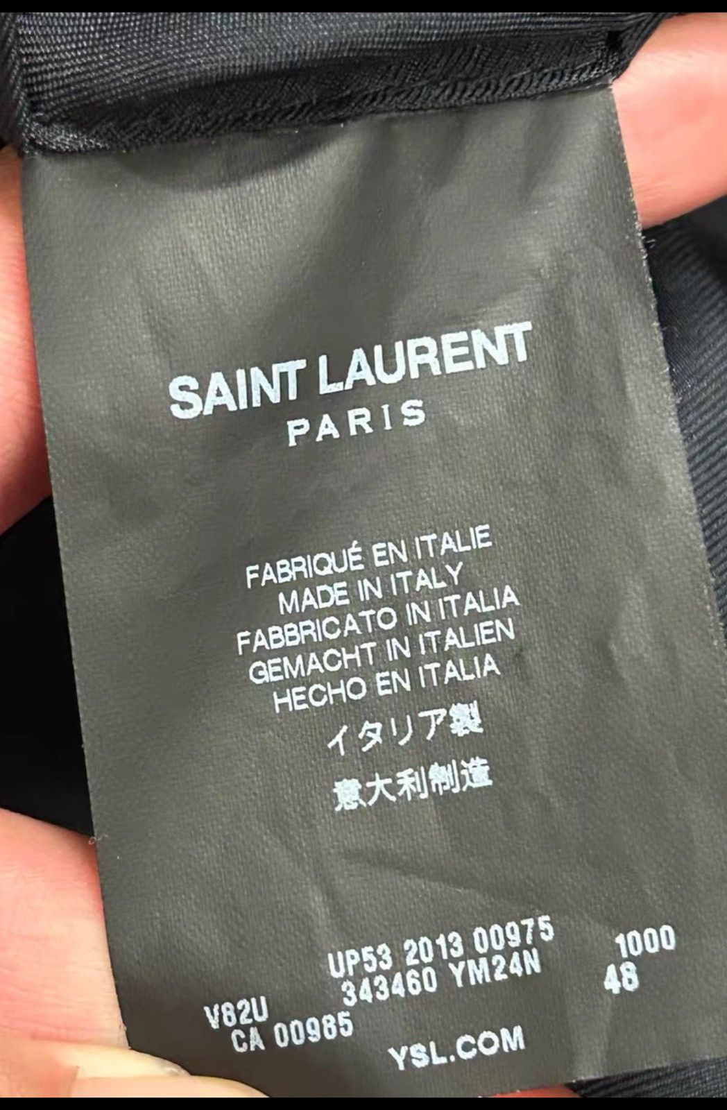 Saint Laurent Paris Saint Laurent SLP 2014SS Front Chain Suit Jacket Size 48S - 4 Thumbnail