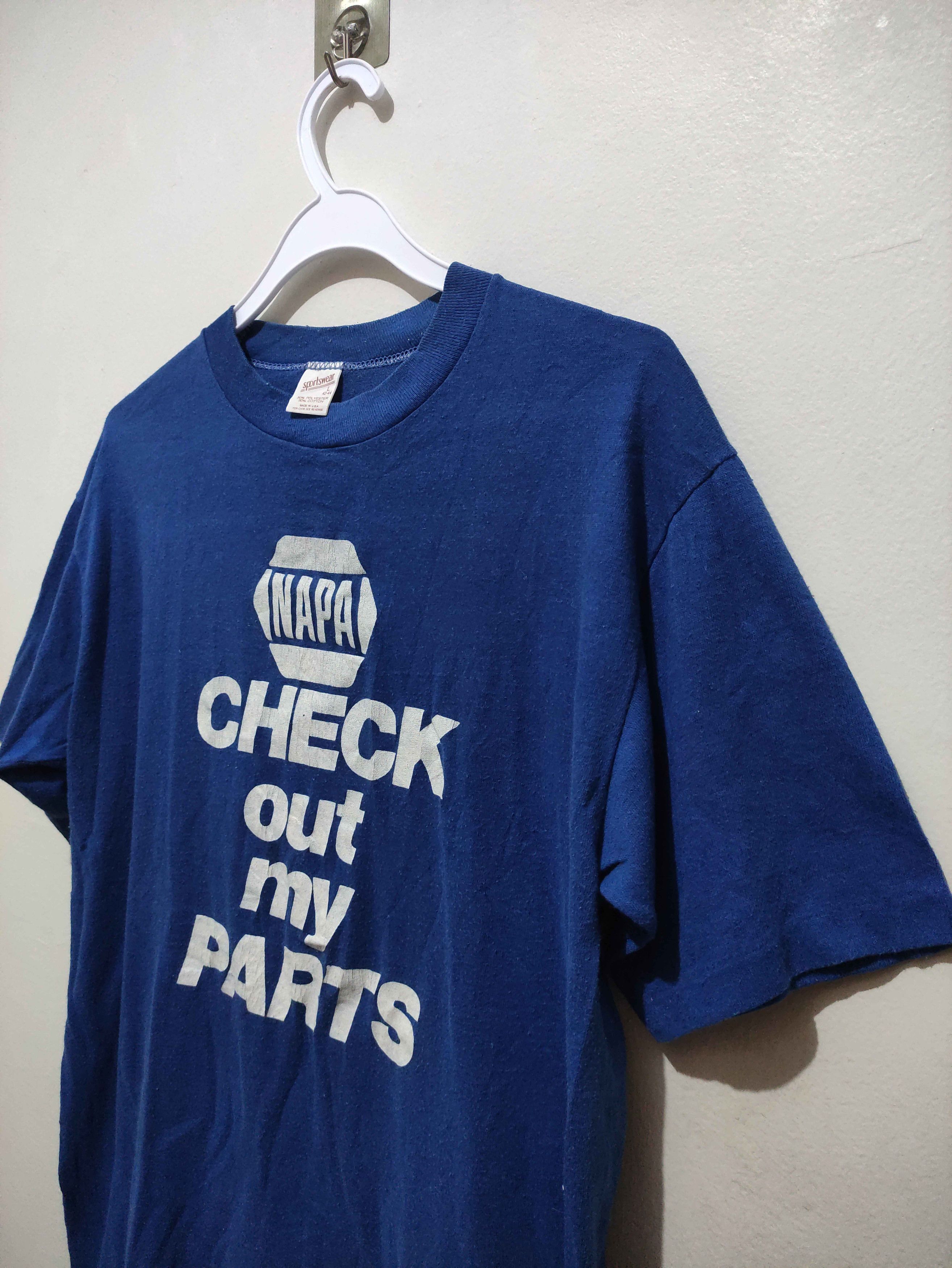 Vintage Vintage 70s NAPA Auto Parts T-Shirt Size US L / EU 52-54 / 3 - 9 Thumbnail
