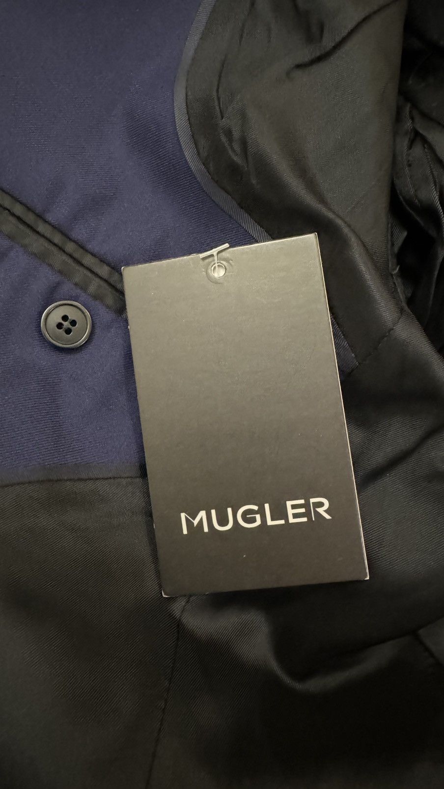 Mugler Mugler Navy Short Jacket Size 44R - 7 Thumbnail