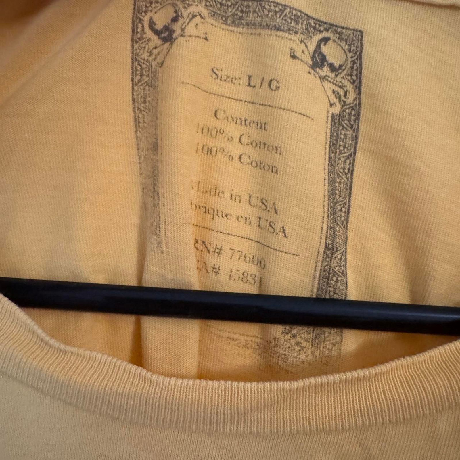 Other Yellow Deadpan Monkey 100% Cotton Streetwear made in USA Size US M / EU 48-50 / 2 - 4 Thumbnail