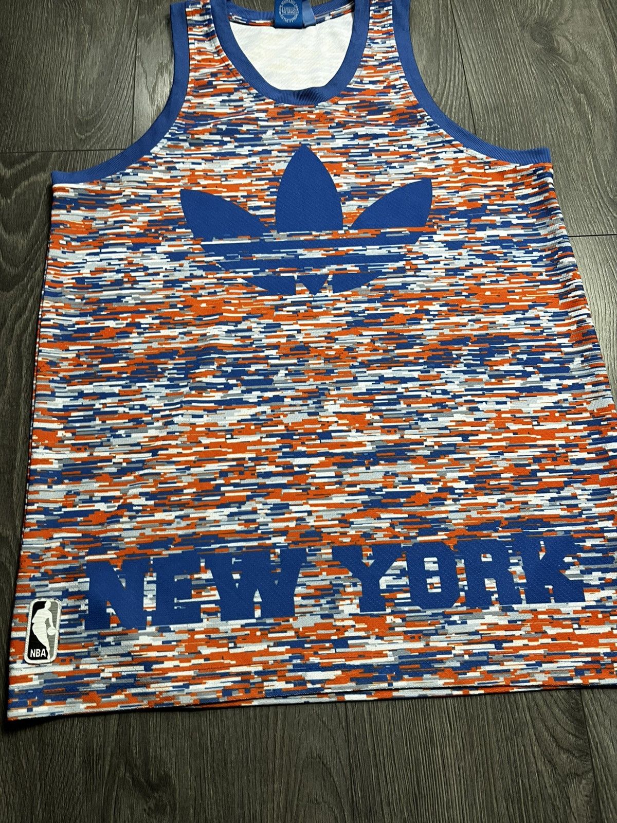 Adidas Adidas Originals x NBA New York Knicks Glitch Print Jersey Size US M / EU 48-50 / 2 - 3 Thumbnail