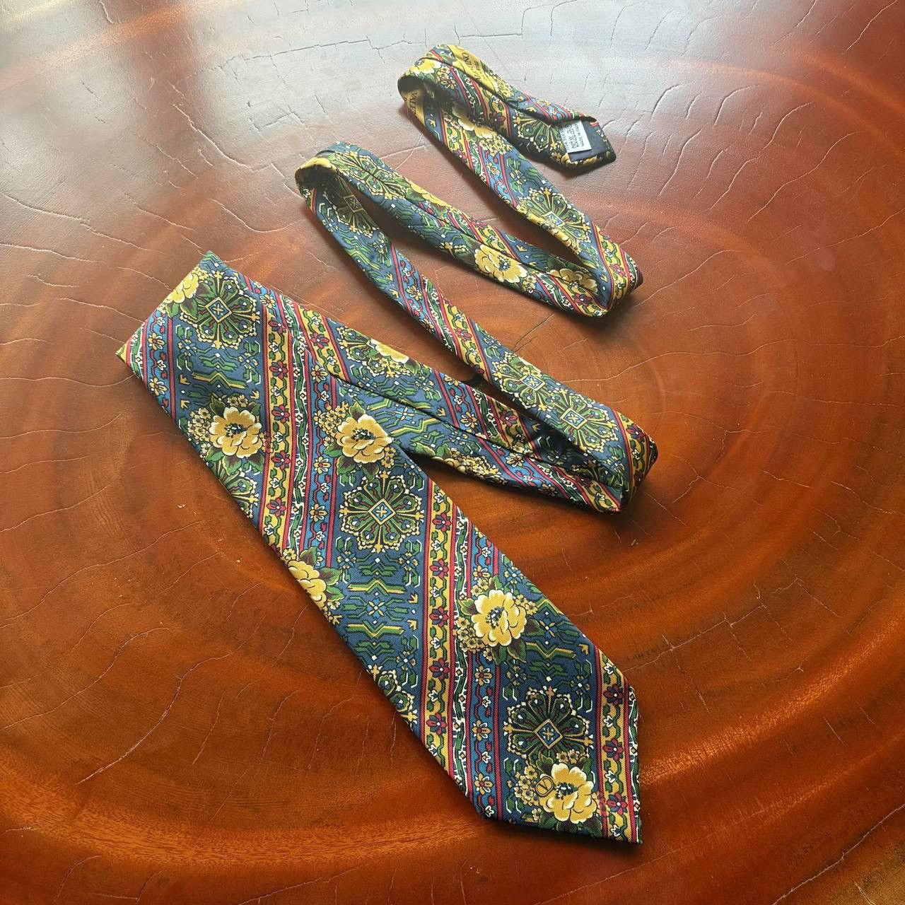 Valentino Valentino Garavani Silk Floral Pattern Neck Tie Size ONE SIZE - 2 Thumbnail