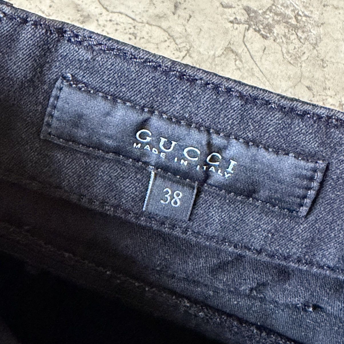 Gucci Gucci - Side Tape Glittered Jeans Size 26" / US 2 / IT 38 - 9 Thumbnail