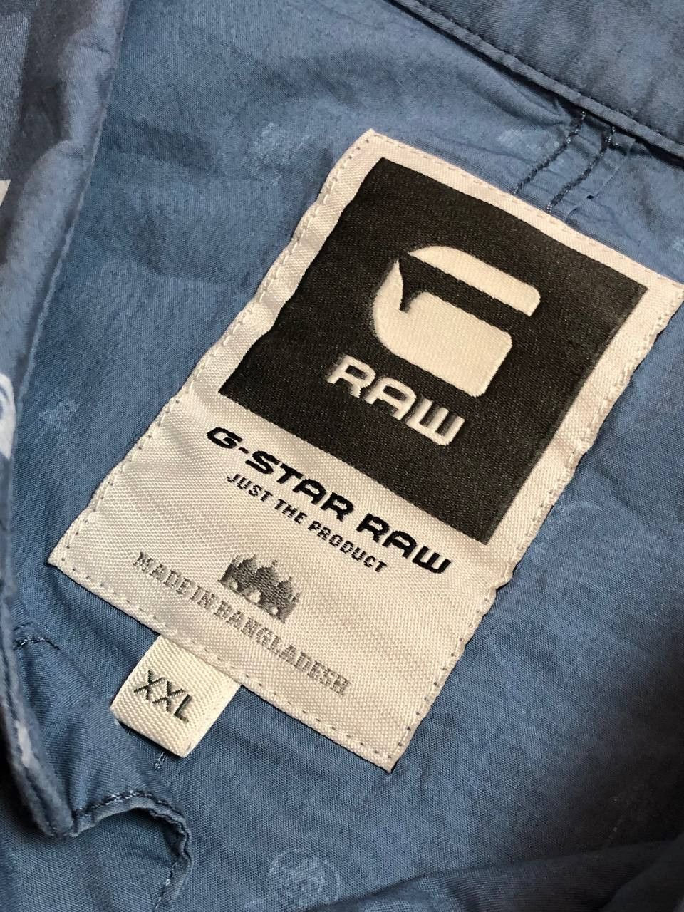 G-Star G-STAR RAW Short Sleeve Button up Shirt Size US XXL / EU 58 / 5 - 4 Thumbnail