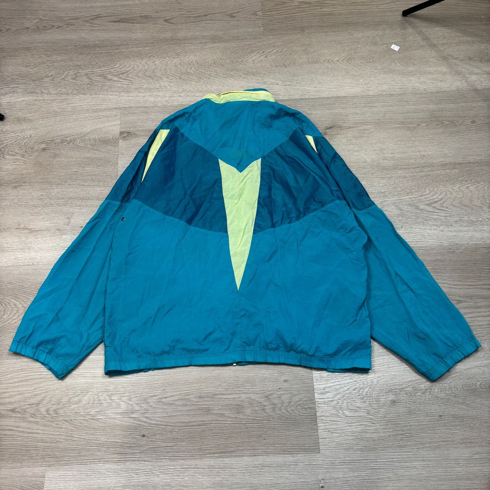 Adidas × Vintage VTG 80s 90s Adidas Hooded Windbreaker Jacket Men's XL Retro Size US XL / EU 56 / 4 - 3 Thumbnail