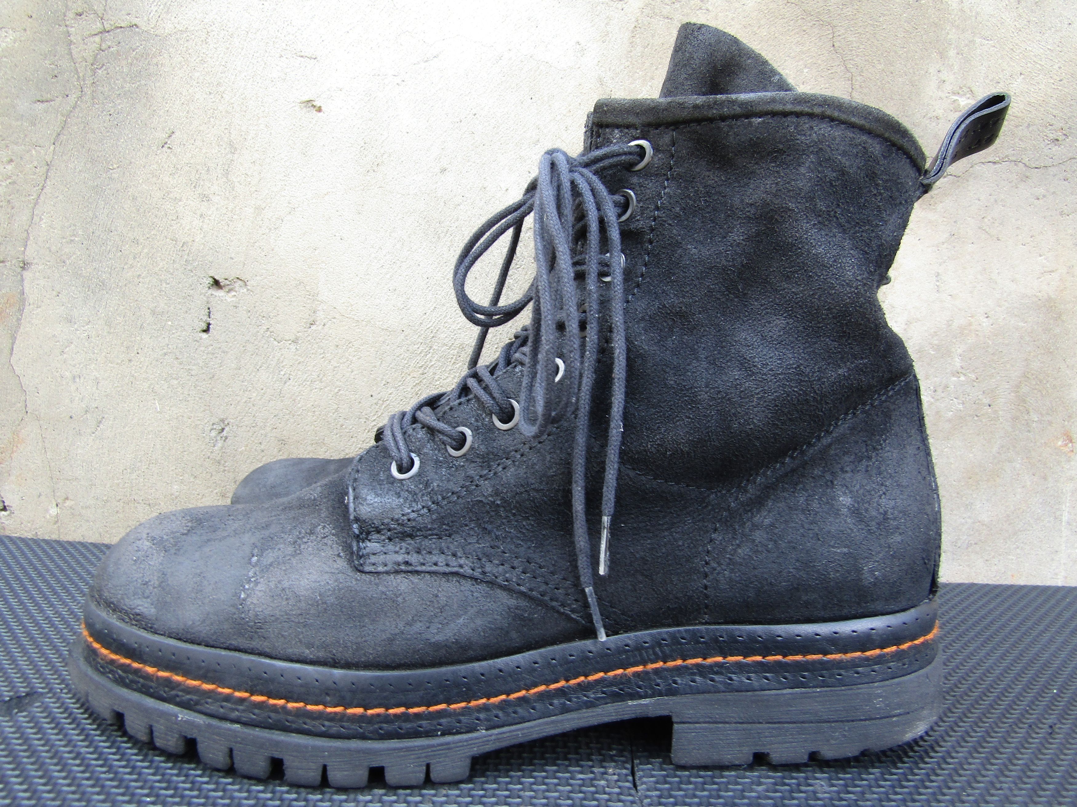 A.S.98 Airstep AS 98 Black Suede Lace Up Combat Biker Boho ariana Size US 9.5 / IT 39.5 - 6 Thumbnail