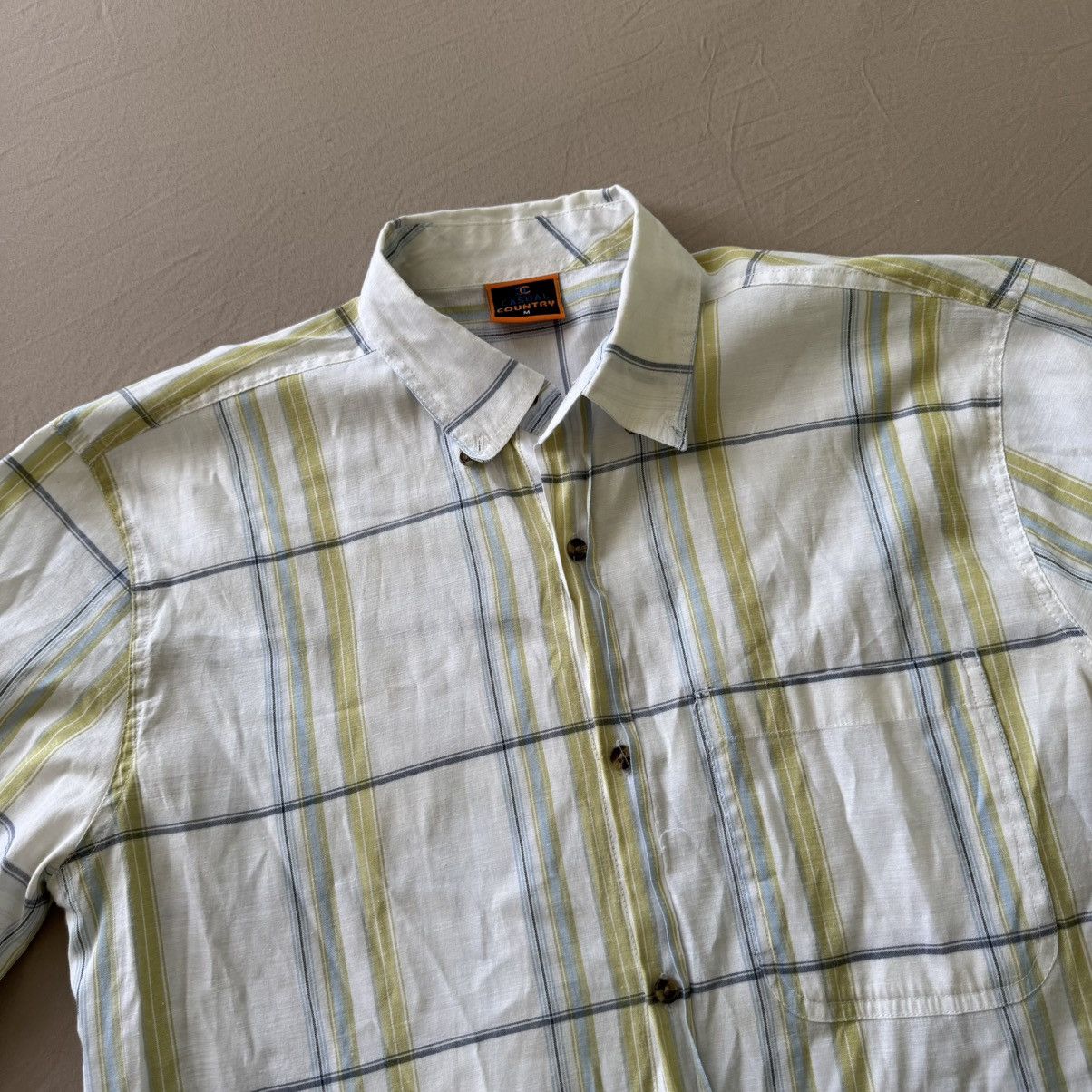 Other Vintage Casual Country Cotton Blend Plaid Shirt Size US M / EU 48-50 / 2 - 3 Thumbnail