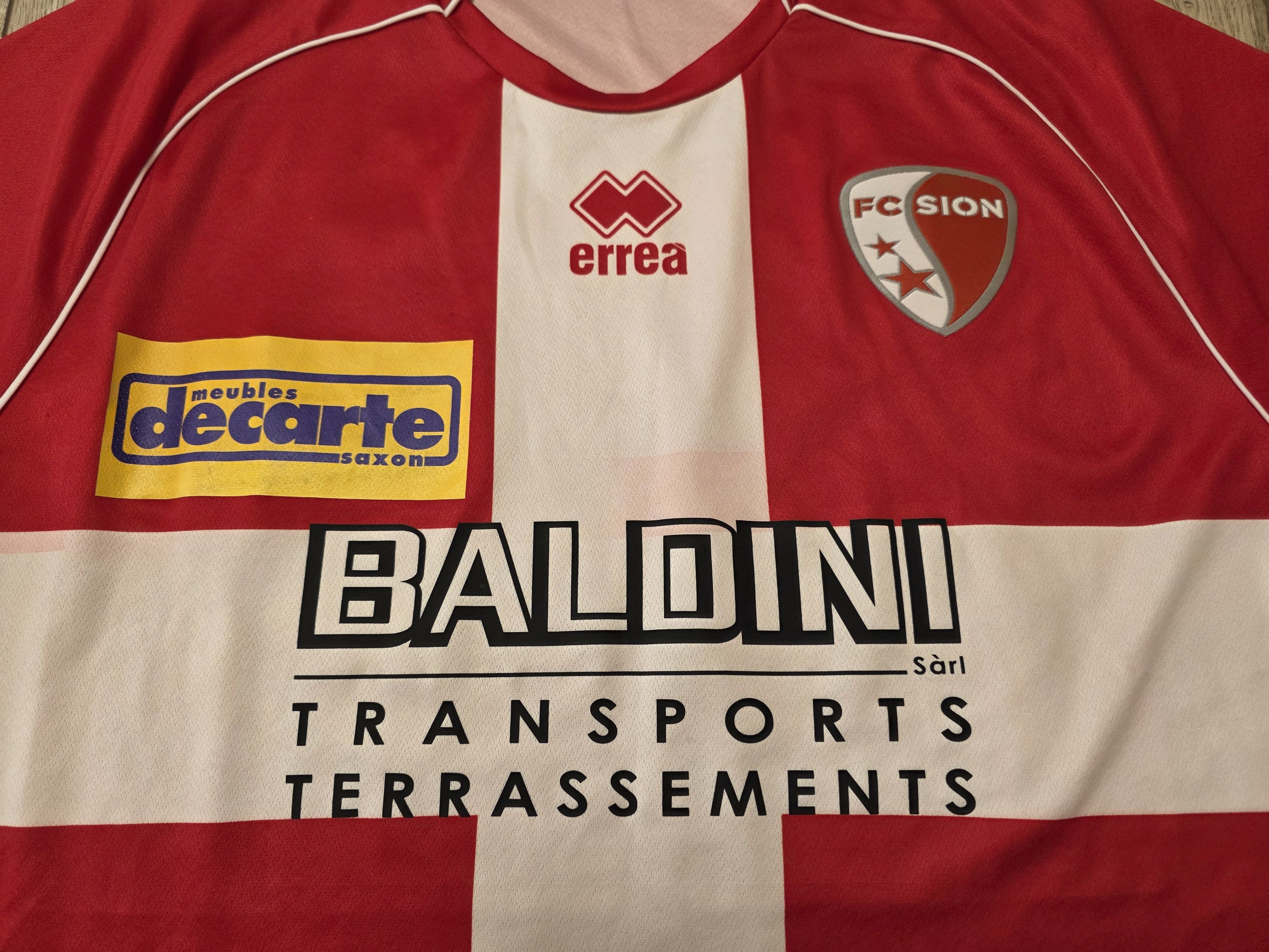 All Sport FC SION 2012 2013 AWAY FOOTBALL SHIRT SOCCER JERSEY Size US M / EU 48-50 / 2 - 3 Thumbnail