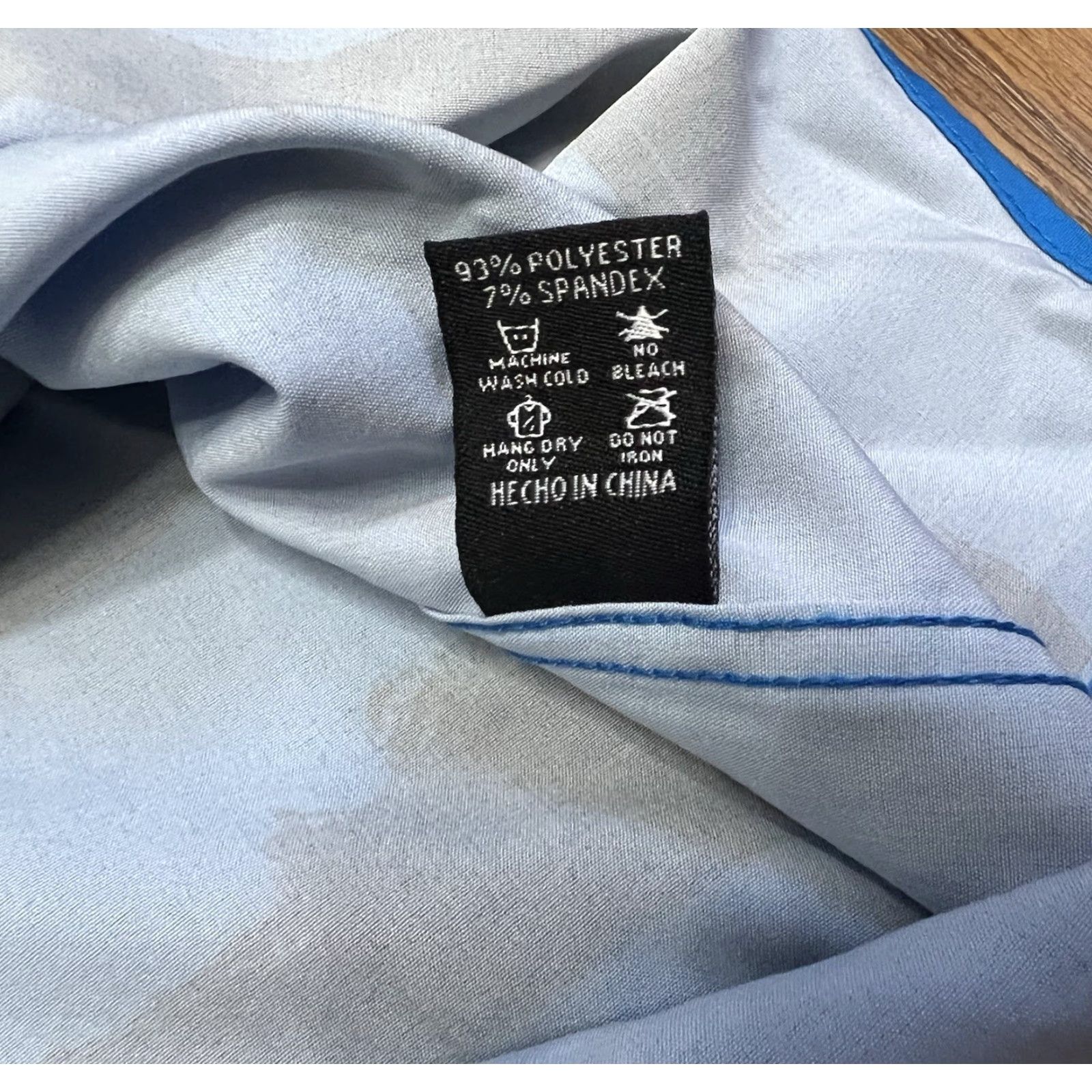 CO Dixxon Flannel Co Shirt The Slater Blue Black Abstract Short Sleeve Button-Up L Men Shirt Regular Size Size US L / EU 52-54 / 3 - 6 Thumbnail