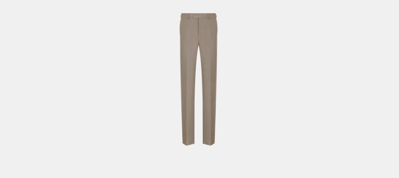 Dior o1w1db10824 Tailored Chinos in Brown Size US 38 / EU 54 - 1 Thumbnail