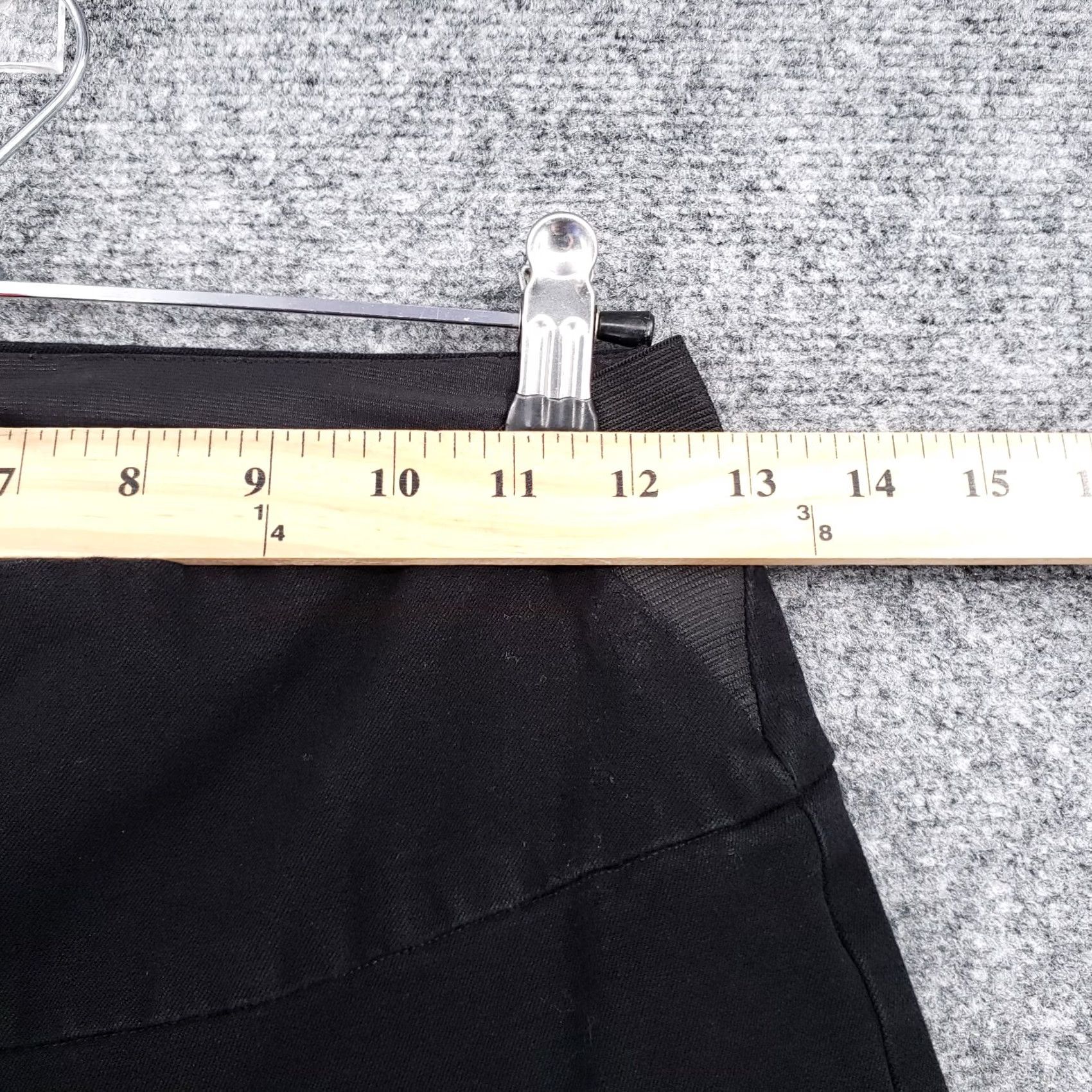 Spanx Spanx Leggings Womens M Black Stretch Twill Pants Ankle Zip Pull On Size 32" / US 10 / IT 46 - 7 Thumbnail