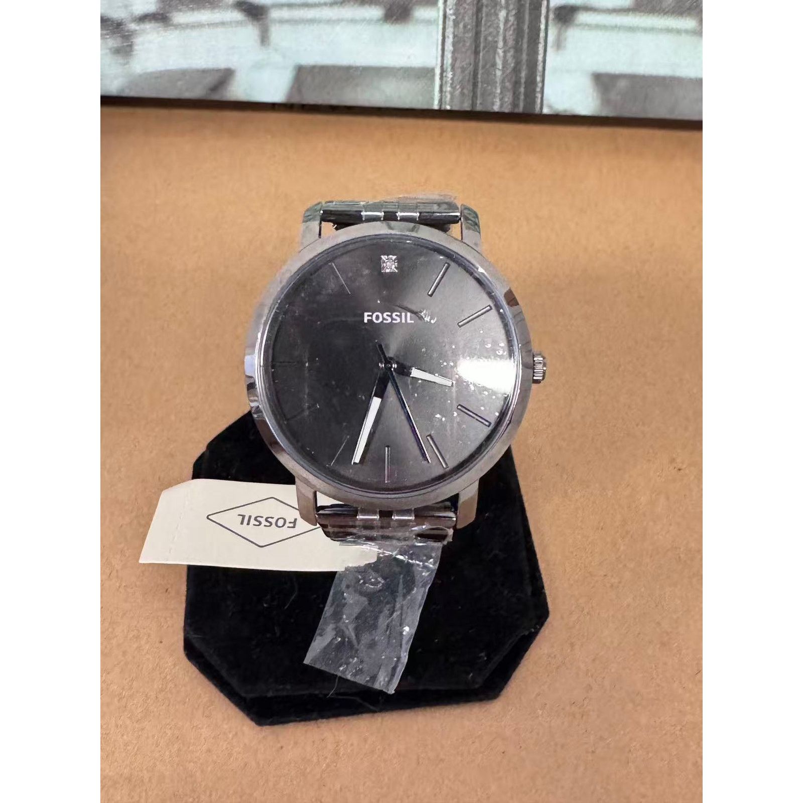 Fossil Fossil BQ2419 Lux Luther 3-Hand Smoke Stainless Steel Watch Size ONE SIZE - 1 Thumbnail