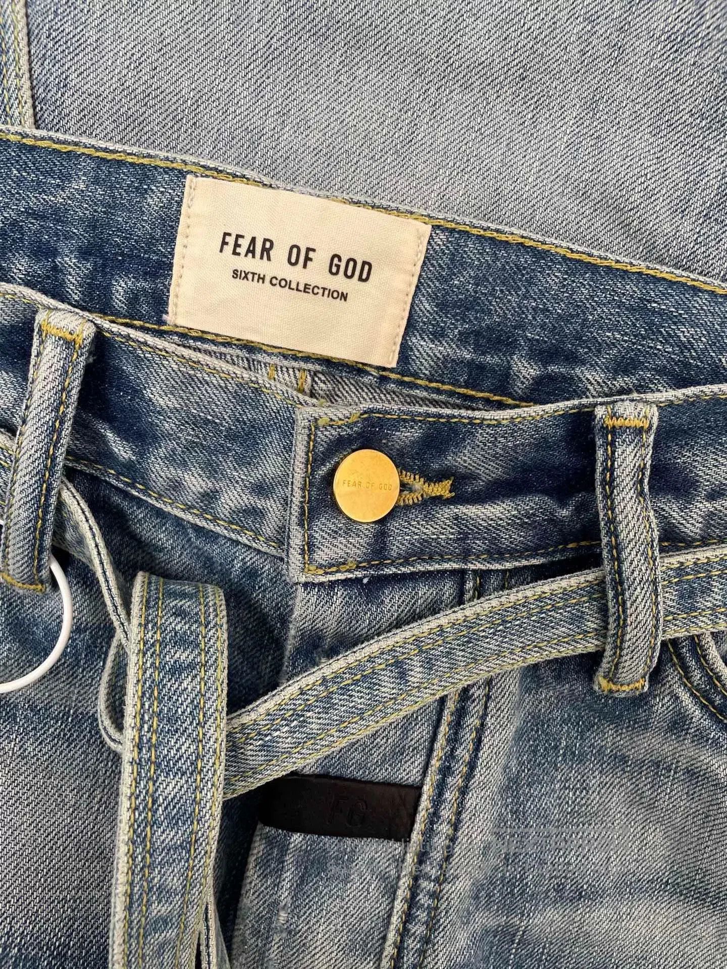 Fear of God Fear of God Season 6 Light Blue Jeans. Size US 31 - 3 Thumbnail
