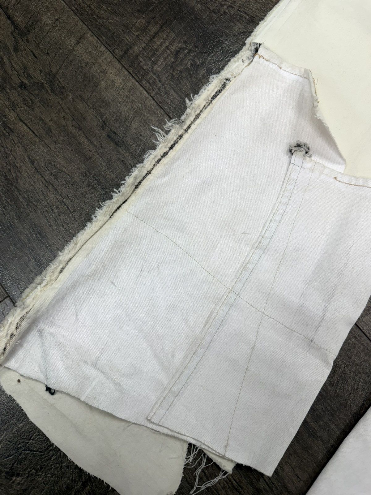 Rick Owens Swampgod LUISAVIAROMA Exclusive 1 of 1 Wax Flare Denim Size US 32 / EU 48 - 18 Thumbnail