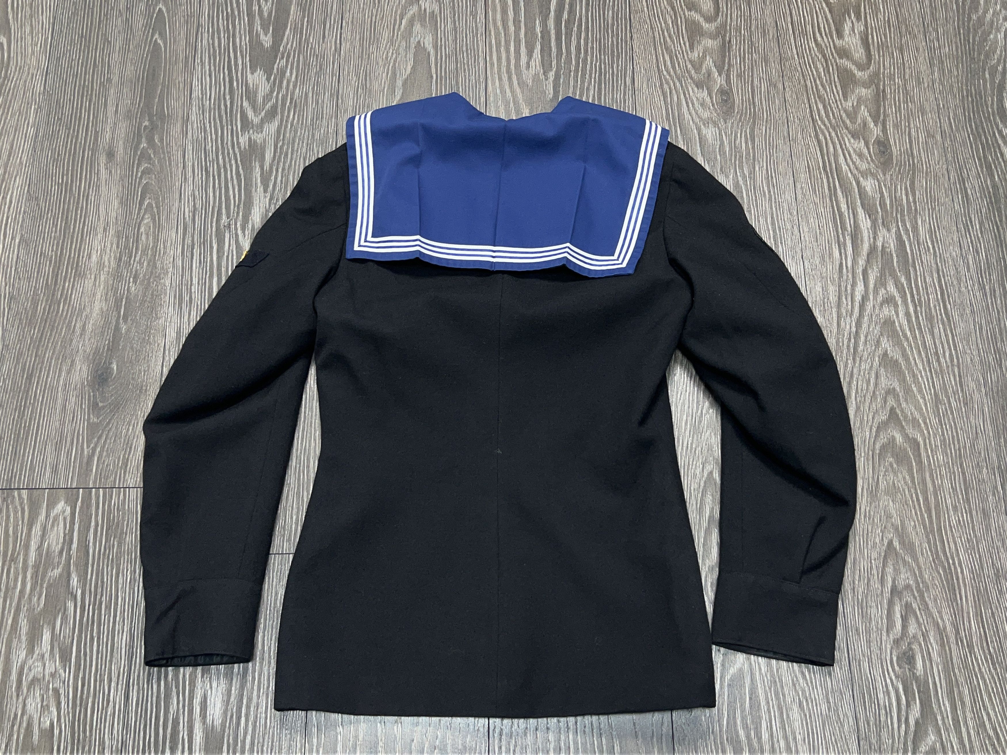 Vintage Royal British Navy Jumper Seamans Sailor Marine Sweater Size US XS / EU 42 / 0 - 19 Thumbnail