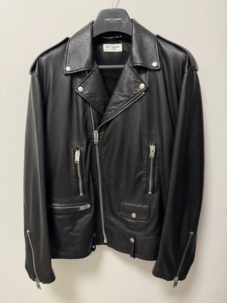 Saint Laurent Shark L01 Leather Jacket-dmc