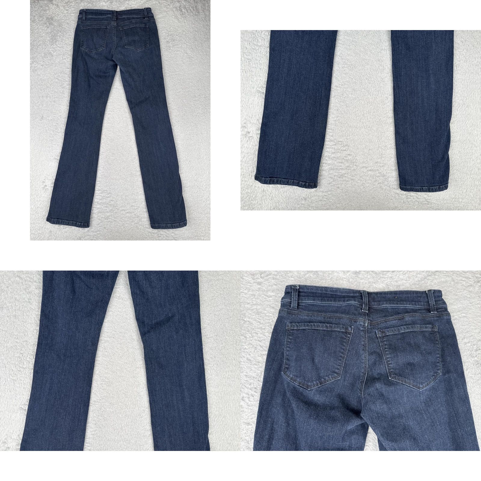 Ann Taylor Ann Taylor Jeans Womens 2 Blue Boot Curvy Fit Bootcut Stretch Dark Wash Size 26" / US 2 / IT 38 - 10 Thumbnail