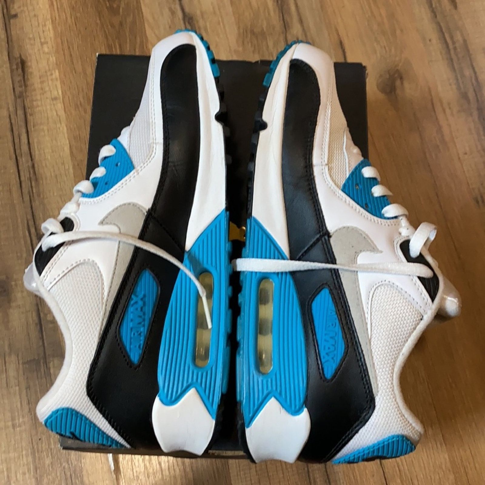 Nike 2010 Nike air max 90 laser blue Size US 10 / EU 43 - 4 Thumbnail
