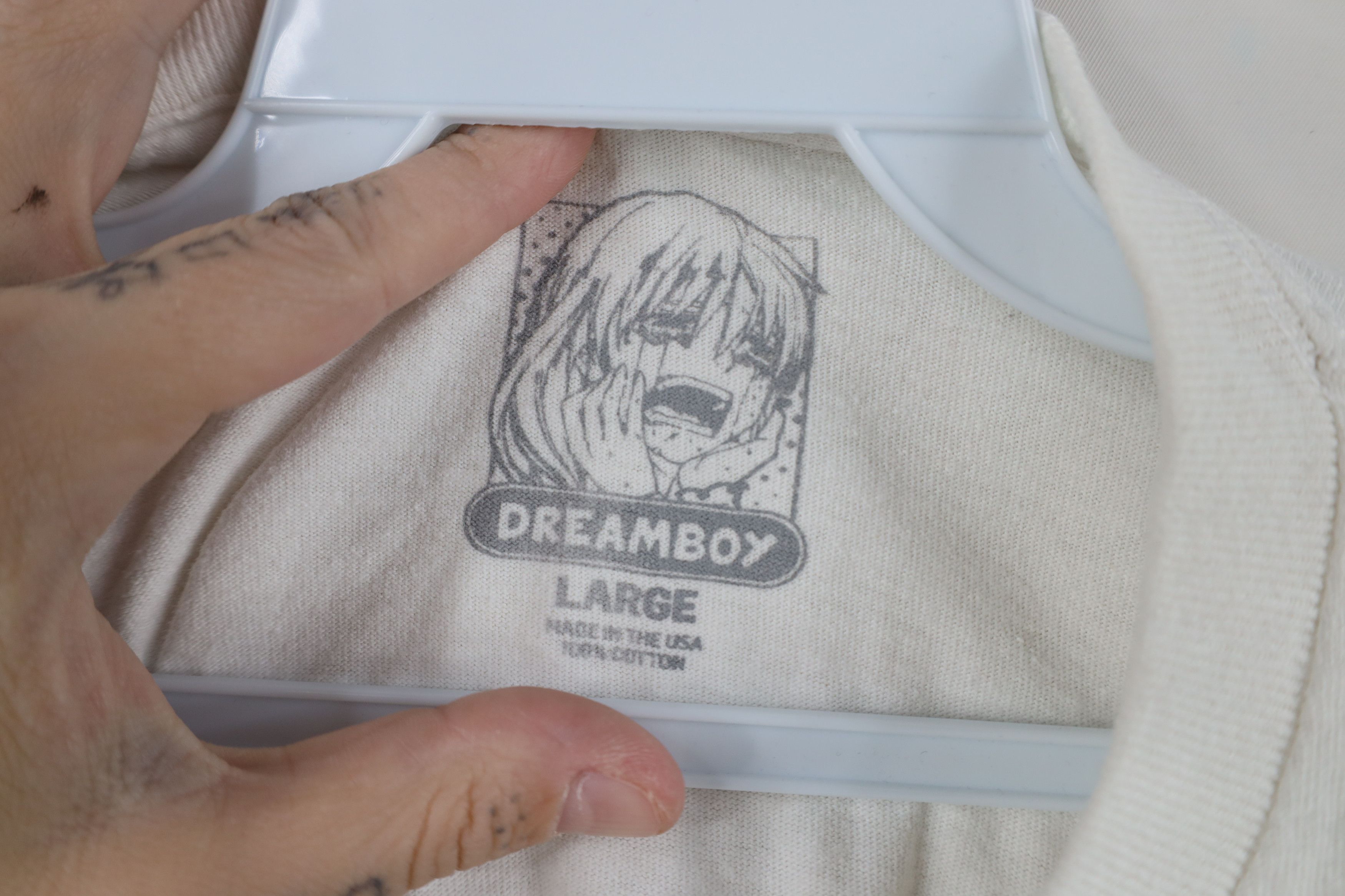 Vintage Vtg Y2K Dream Boy Anime Dream Girl Fire Flames T-Shirt USA Size L / US 10 / IT 46 - 8 Thumbnail
