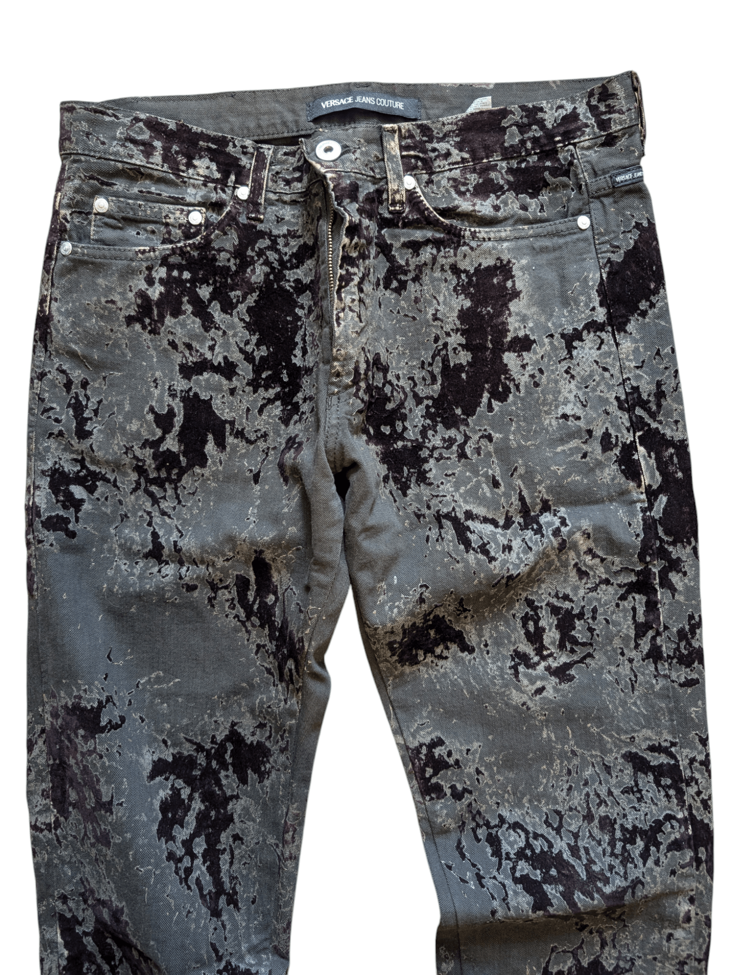 Versace Versace Bloody Jeans Size US 33 - 2 Thumbnail