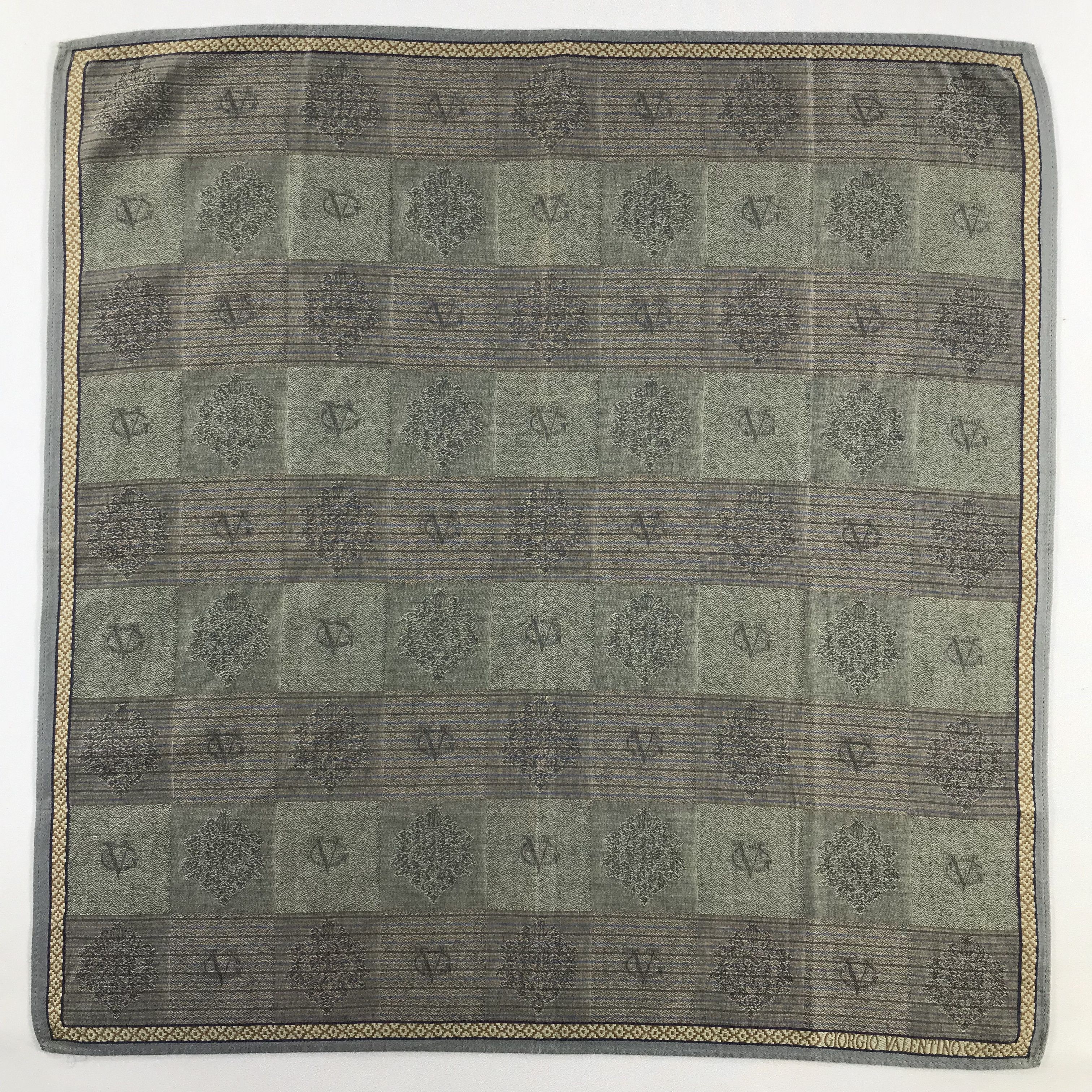 Vintage Giorgio Valentino Handkerchief / Bandana / Neckerchief C716 Size ONE SIZE - 3 Thumbnail